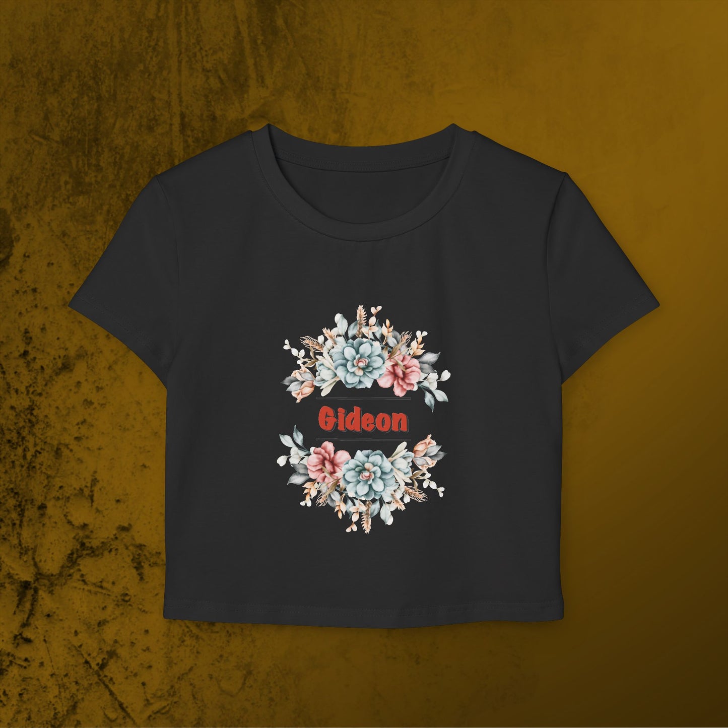 Flowers red Gideon Women's Baby Tee