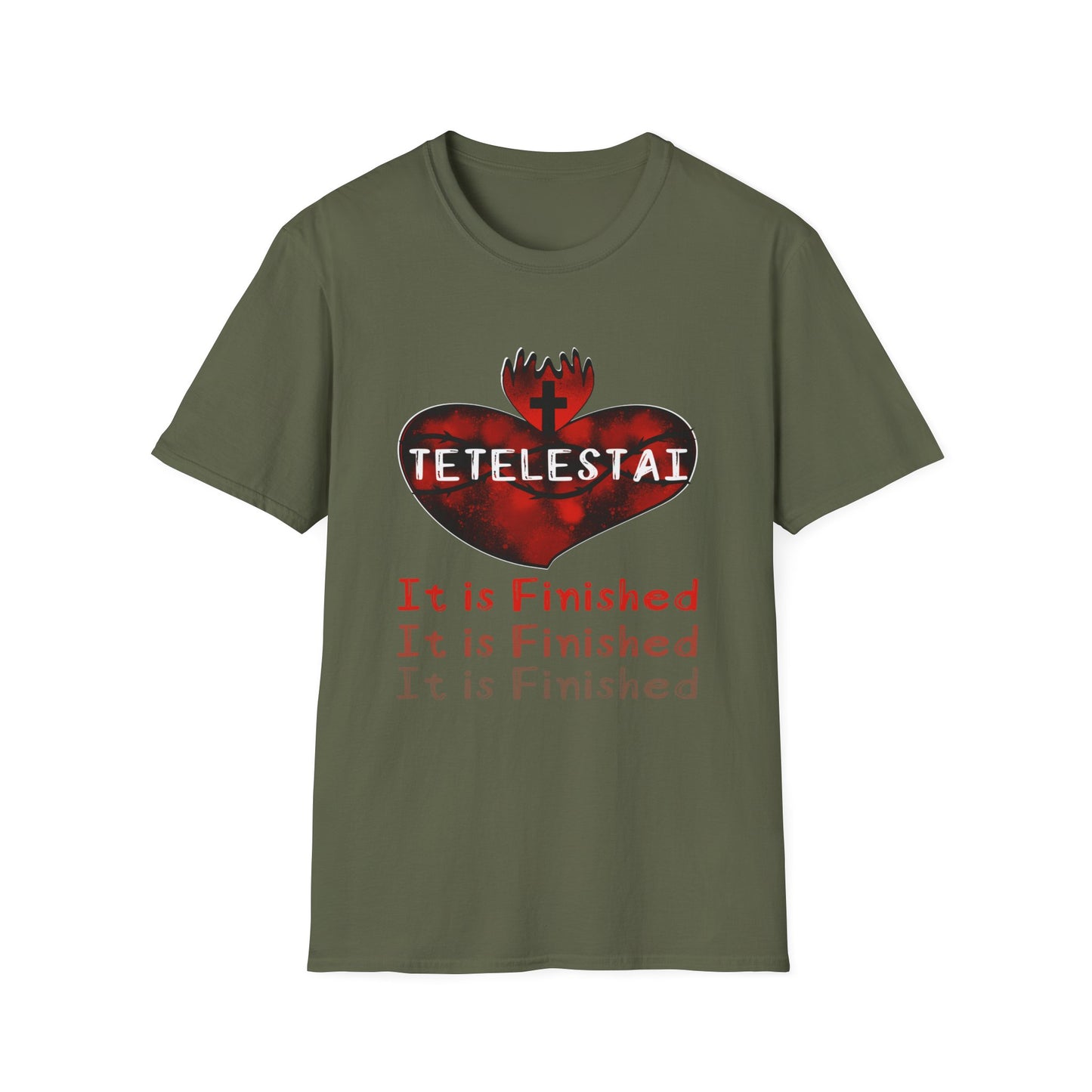 Tetelestai - It is Finished Unisex Softstyle T-Shirt