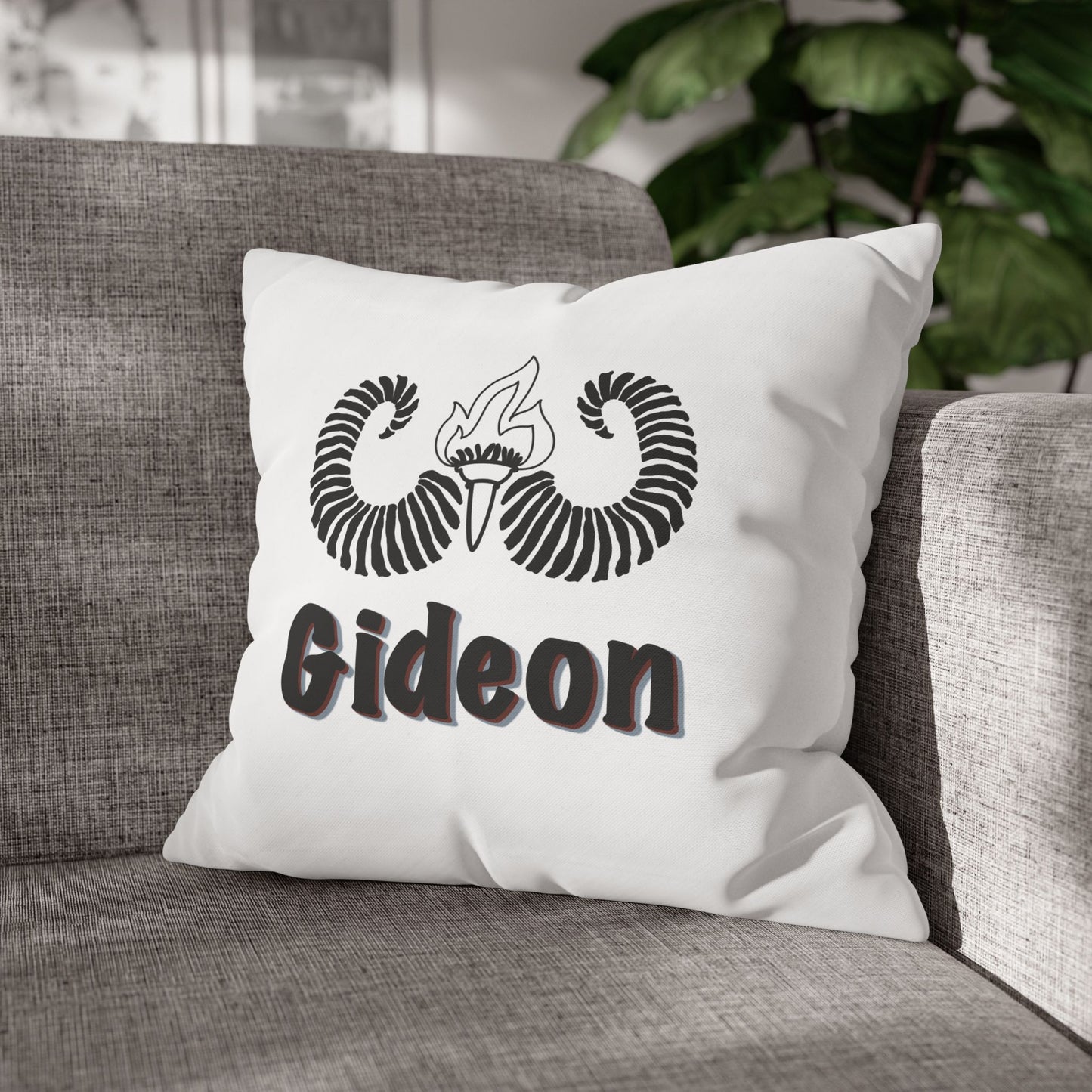 Square Poly Canvas Pillowcase