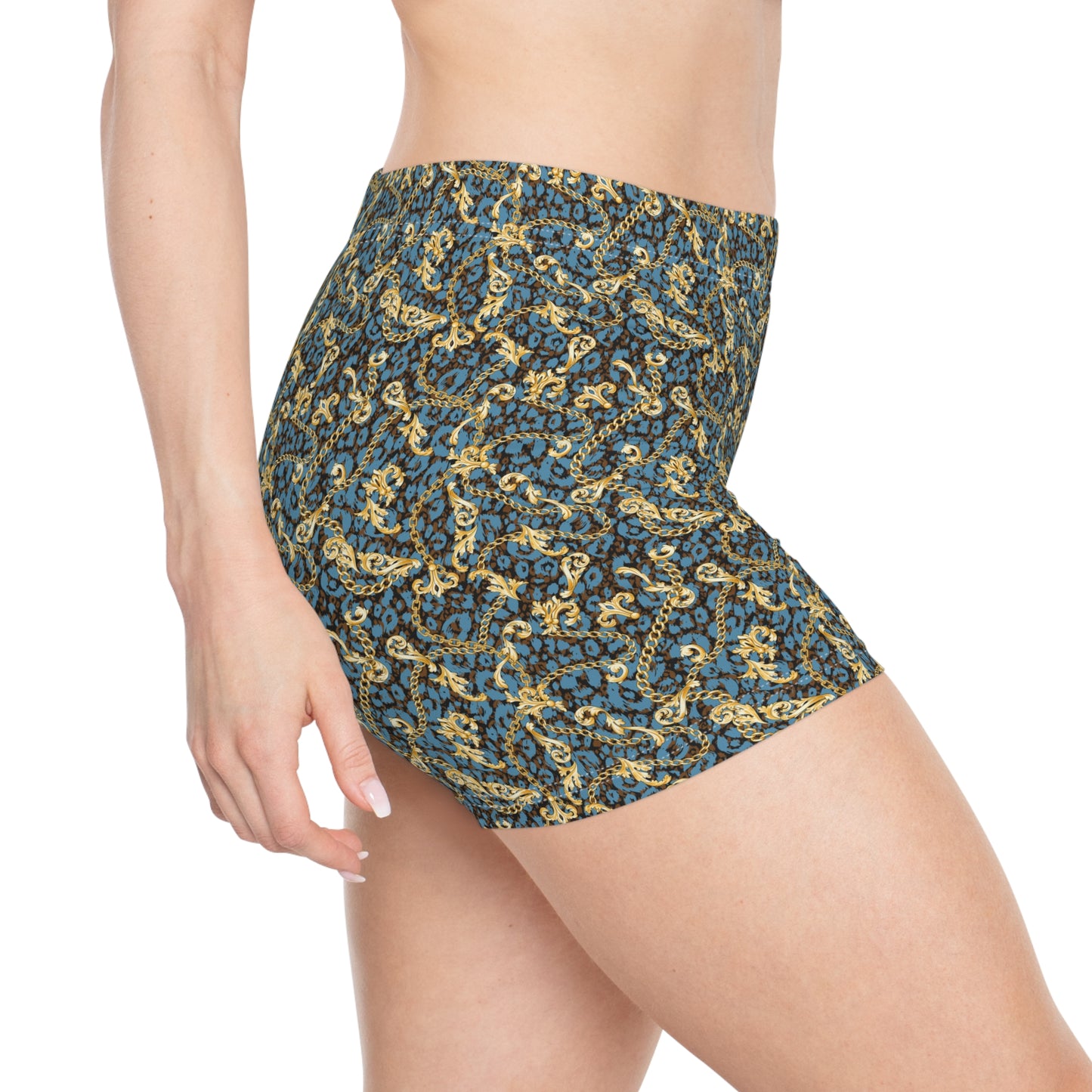 Gold Chain Women's Shorts (AOP)