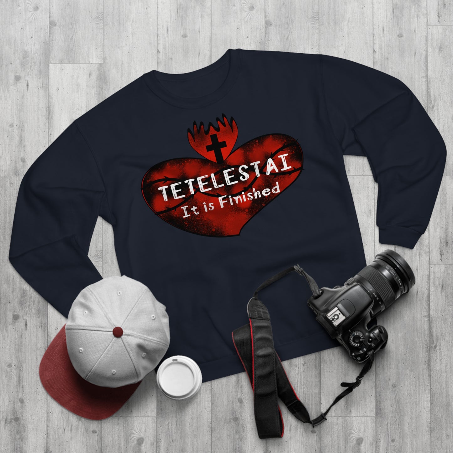 Tetelestai Unisex Crew Neck Sweatshirt (EU)