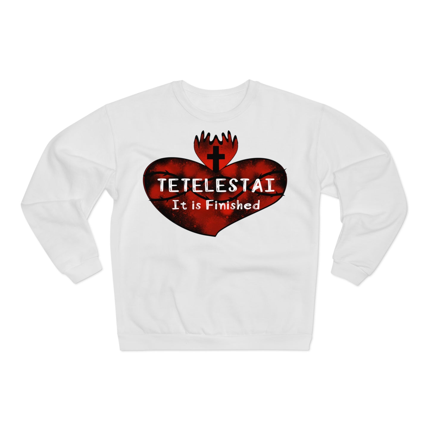 Tetelestai Unisex Crew Neck Sweatshirt (EU)