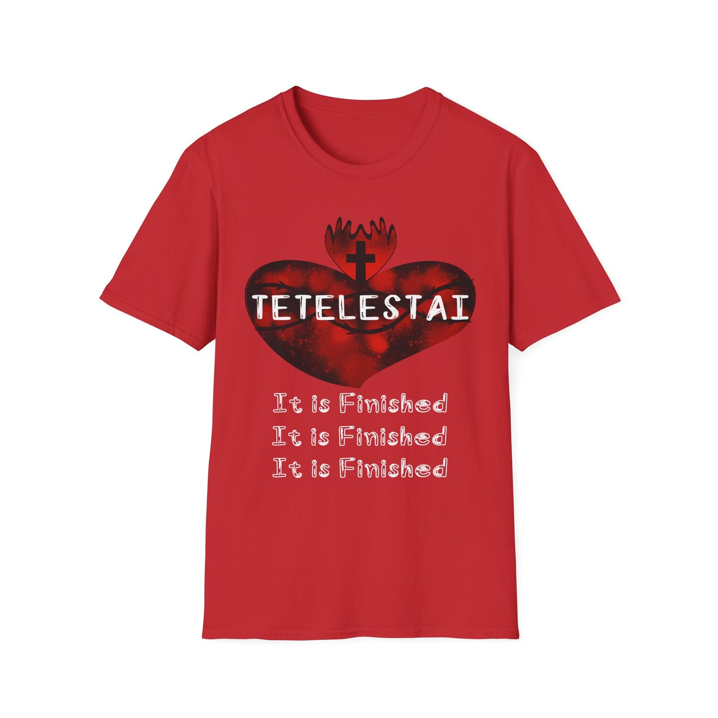 Tetelestai - It is Finished Unisex Softstyle T-Shirt