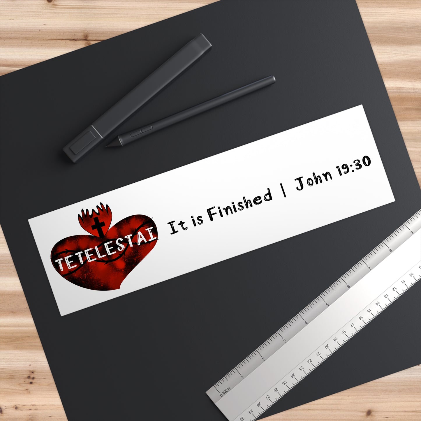 Tetelestai Bumper Stickers