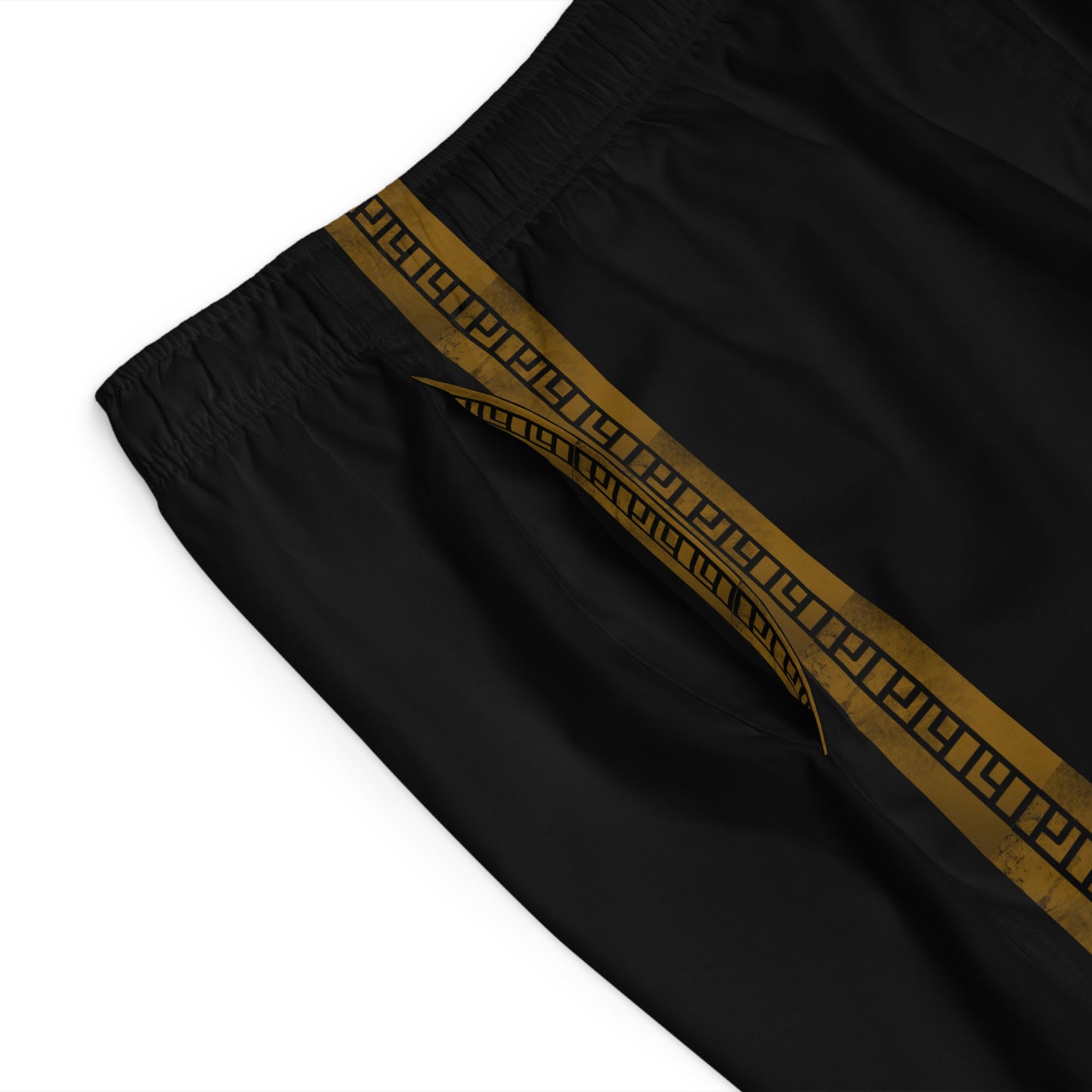 Gideon design on Black Men's Board Shorts (AOP)