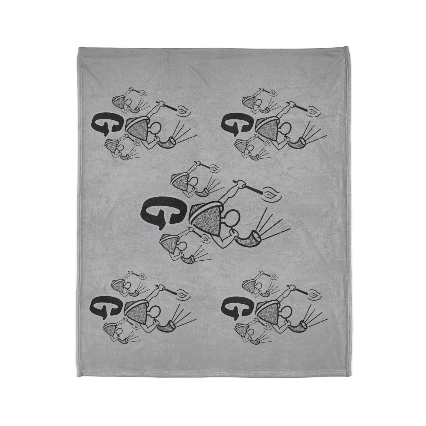 Gideon B/W Soft Polyester Blanket