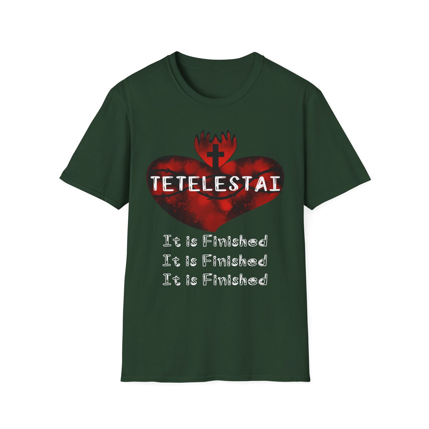 Tetelestai - It is Finished Unisex Softstyle T-Shirt