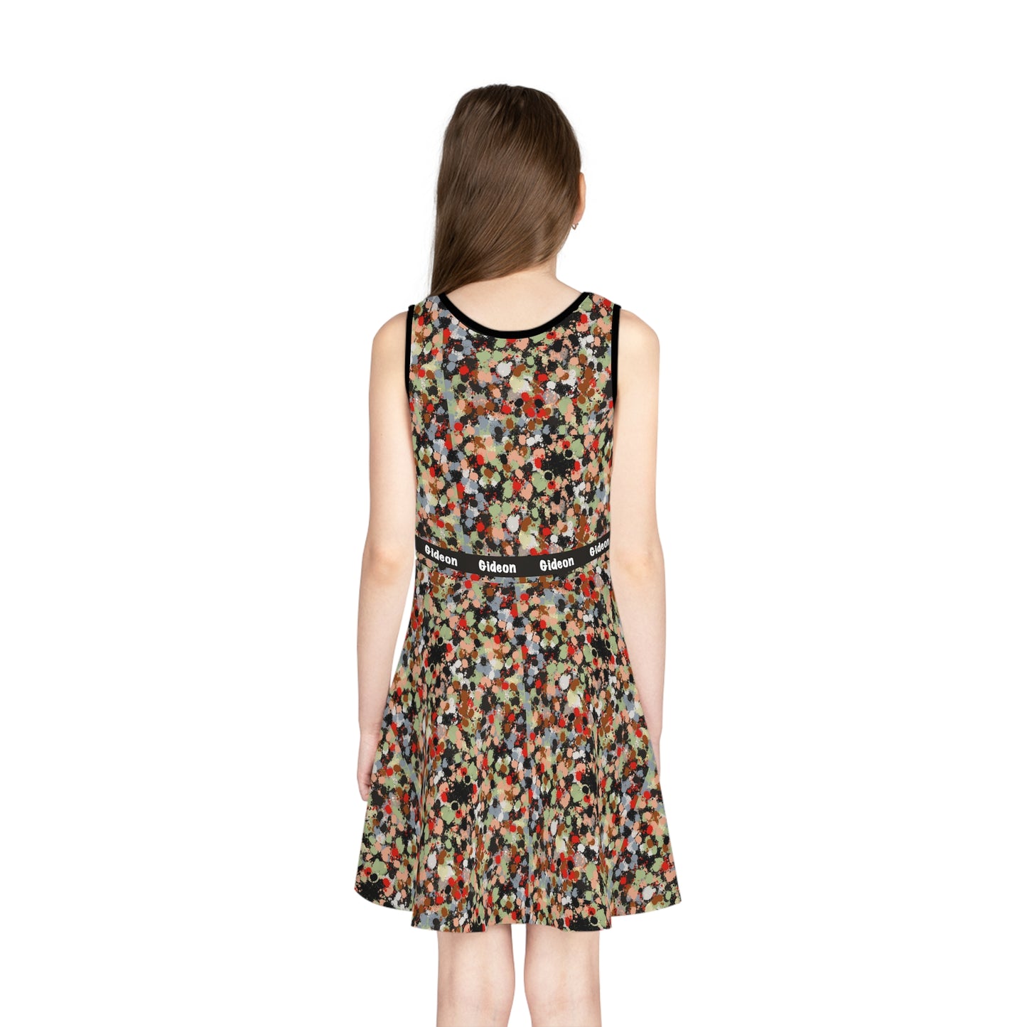 edited Girls' Sleeveless Sundress (AOP)