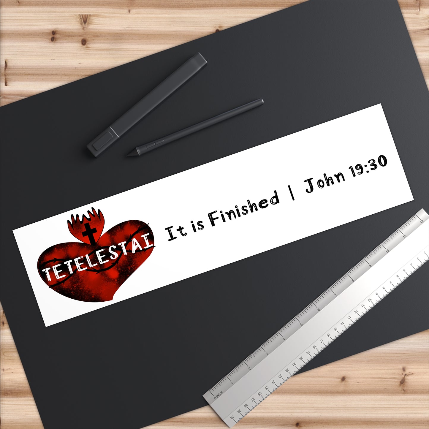 Tetelestai Bumper Stickers