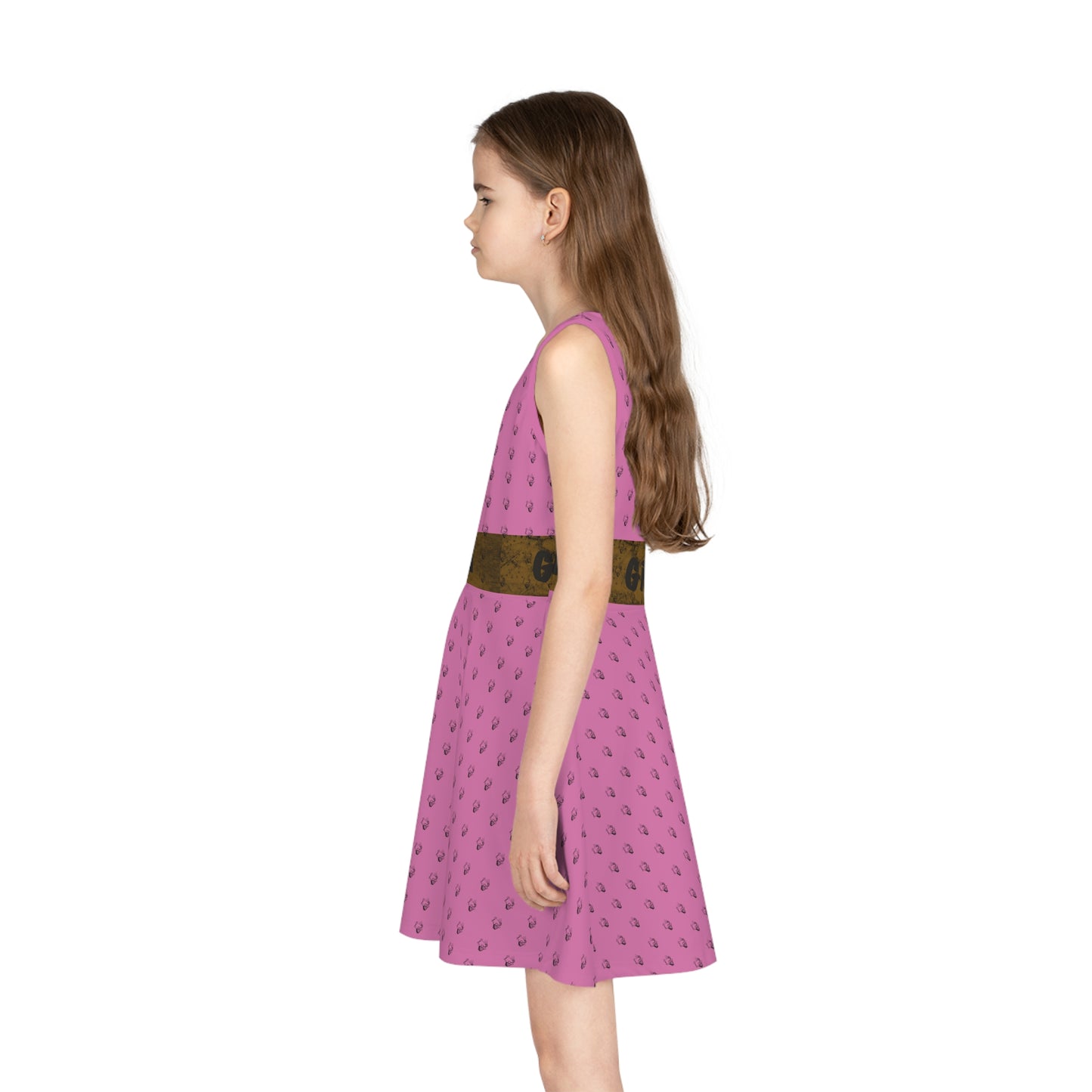 Girls' Sleeveless Sundress (AOP)