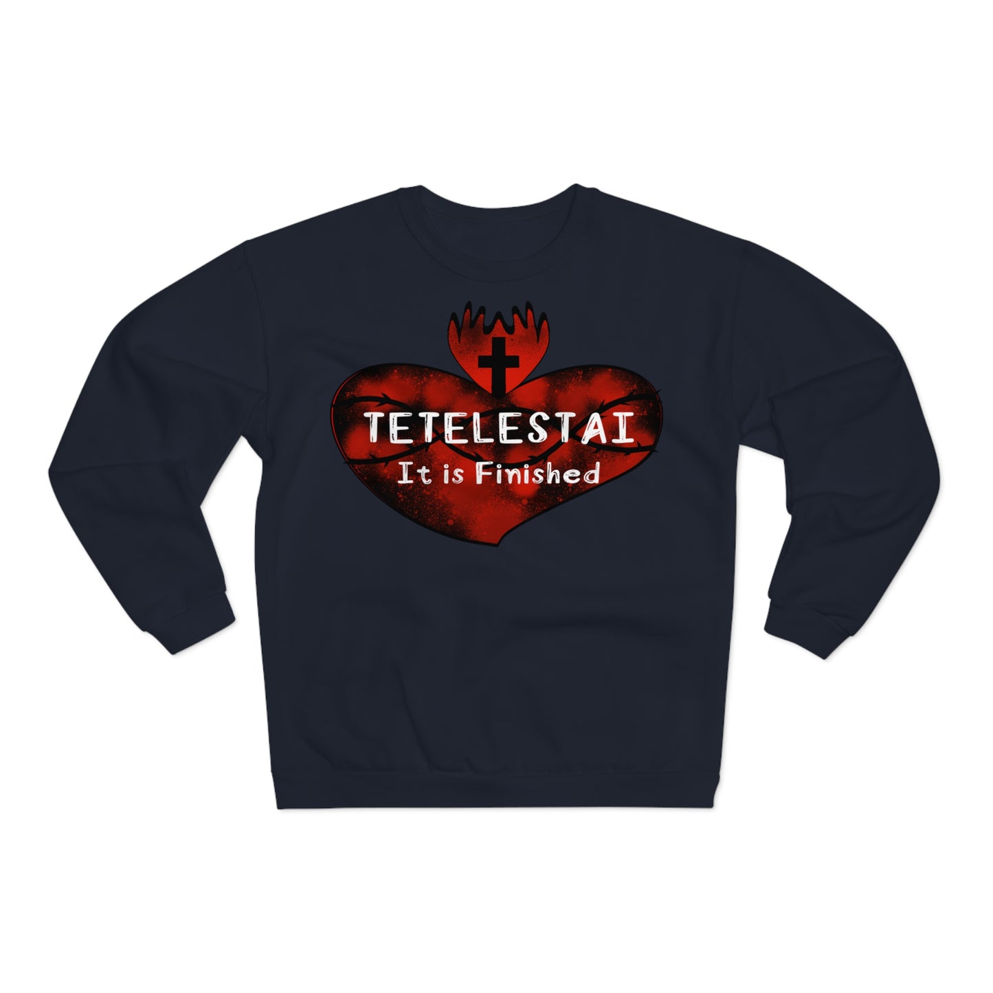 Tetelestai Unisex Crew Neck Sweatshirt (EU)