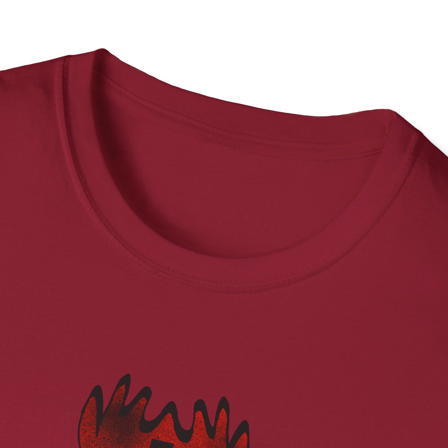 Tetelestai sacred heart of Jesus unisex Softstyle T-Shirt