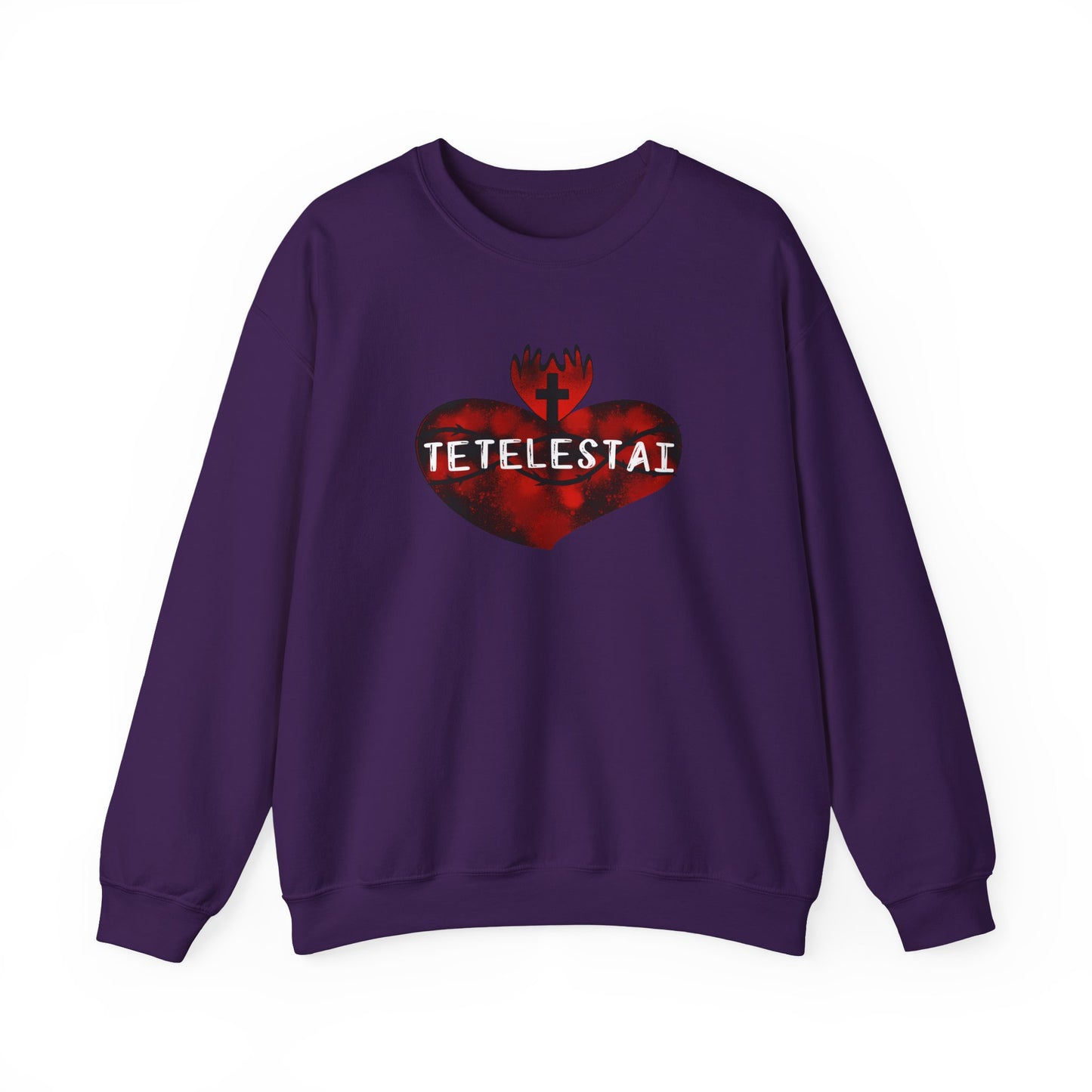 Tetelestai Unisex Heavy Blend Crewneck Sweatshirt