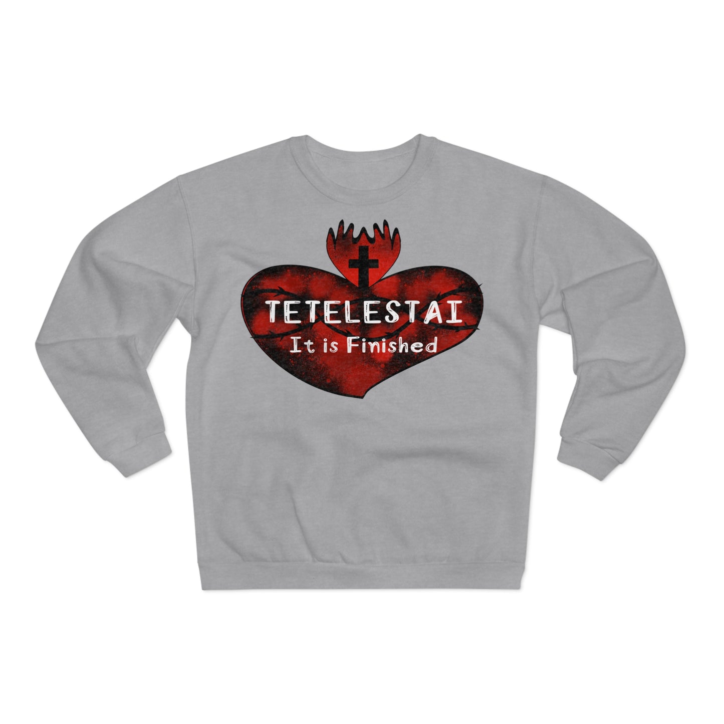 Tetelestai Unisex Crew Neck Sweatshirt (EU)