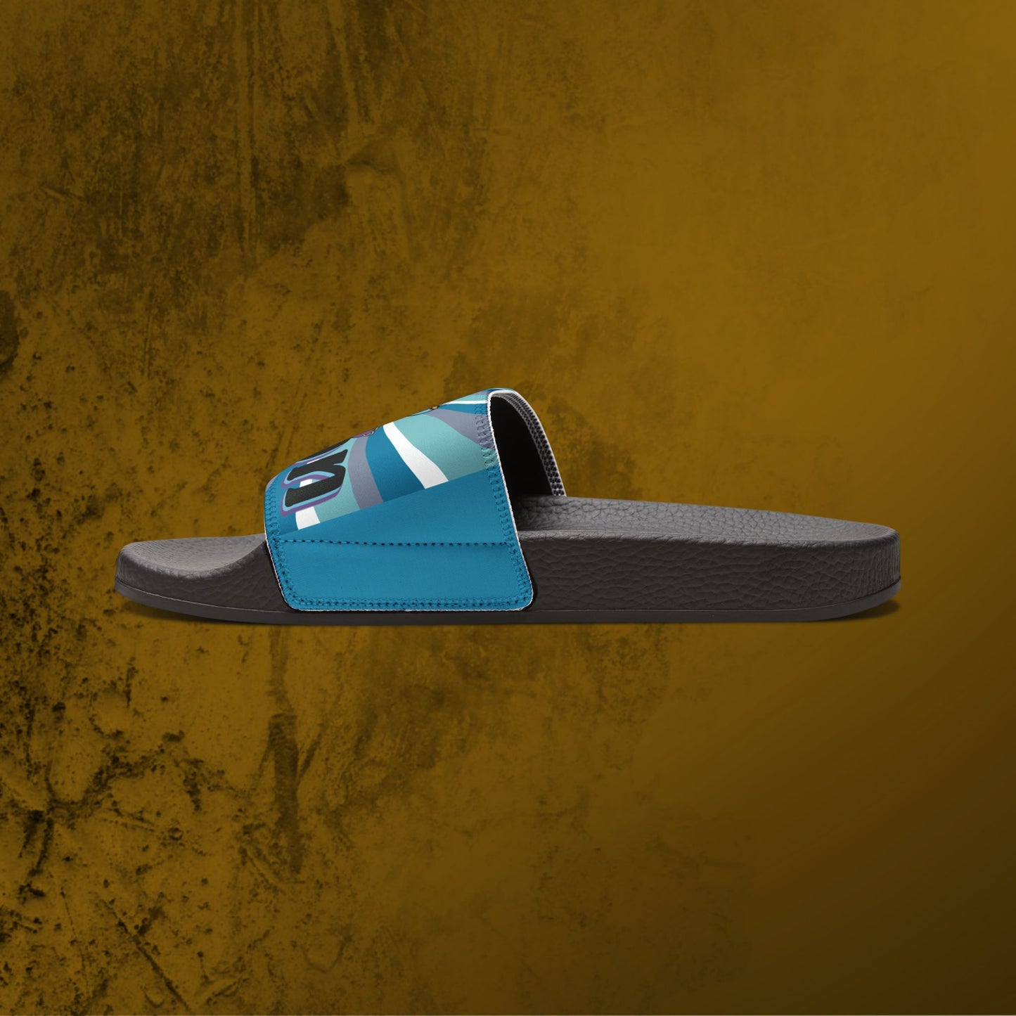 Gideon colourful artwork Youth Removable-Strap Sandals