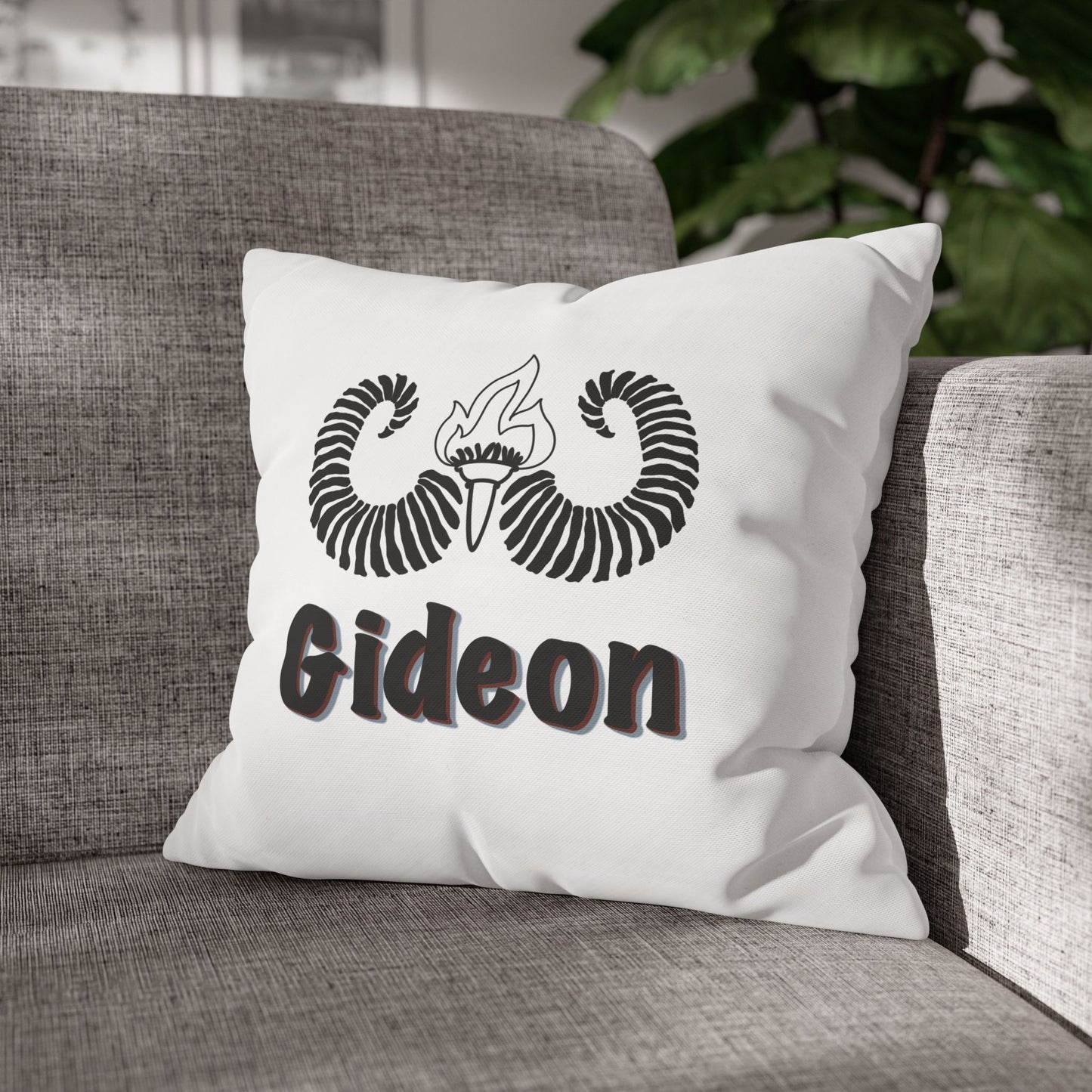 Square Poly Canvas Pillowcase