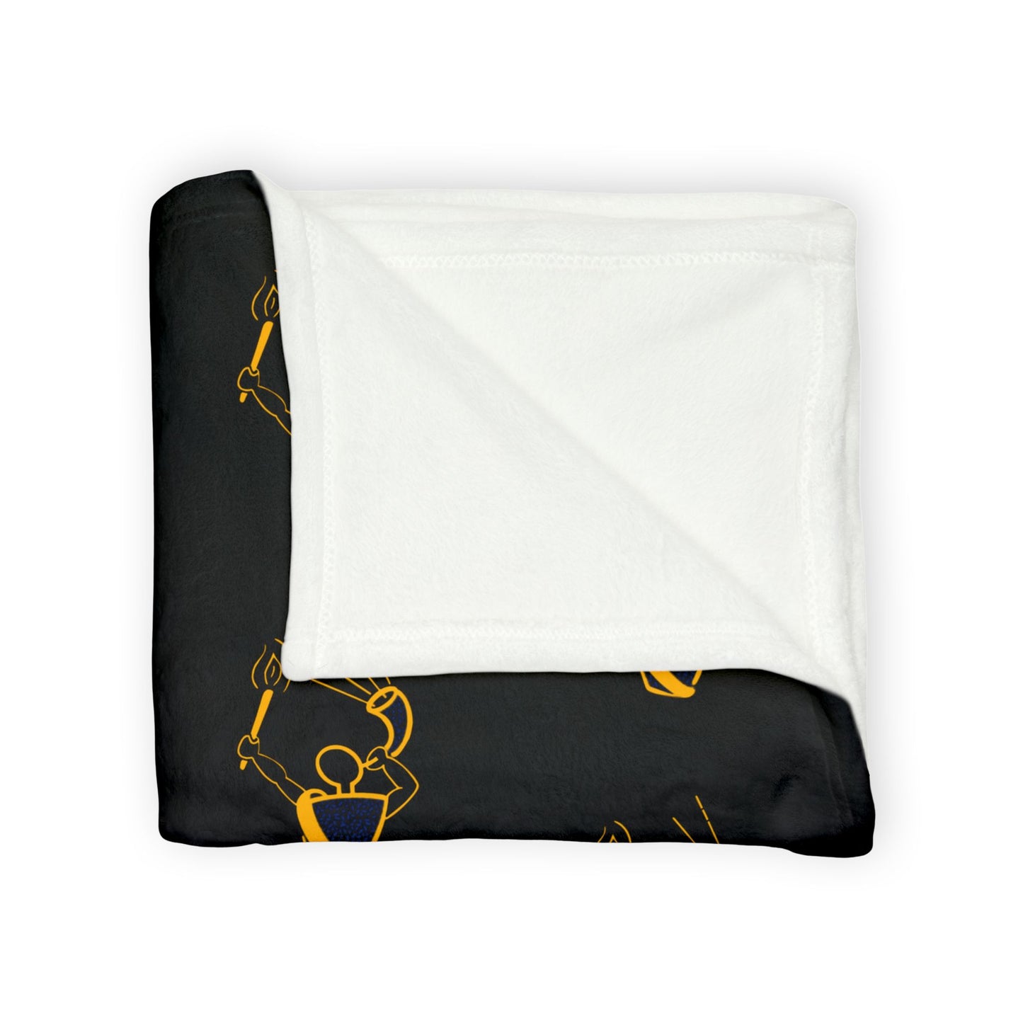 Gideon Gold Ram Torch Soft Polyester Blanket