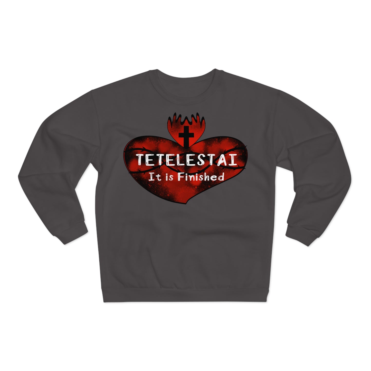 Tetelestai Unisex Crew Neck Sweatshirt (EU)
