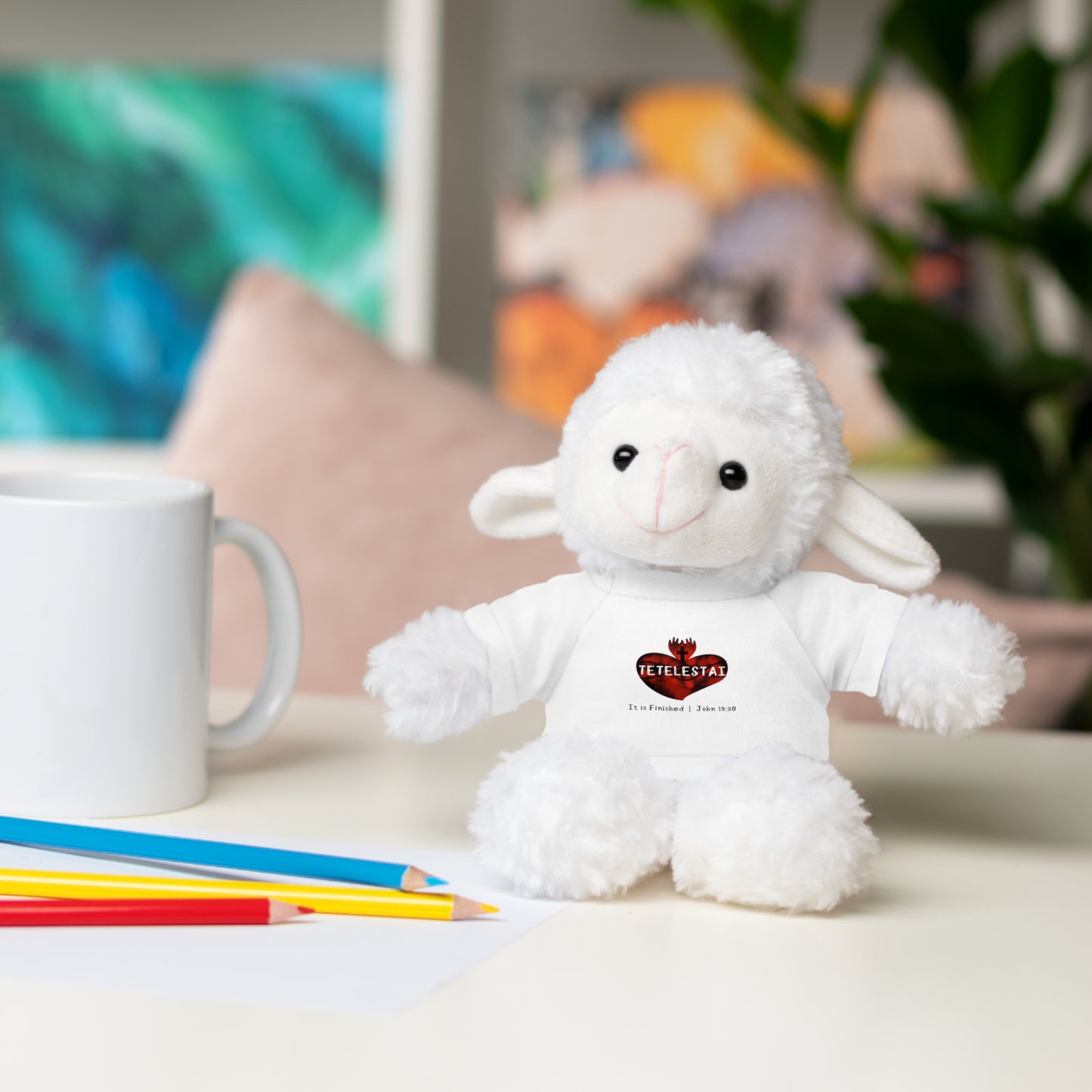 Tetelestai Stuffed Animals with Tee
