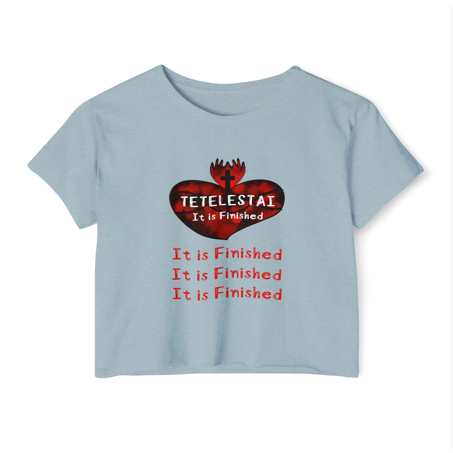 Tetelestai Women's Crop Top