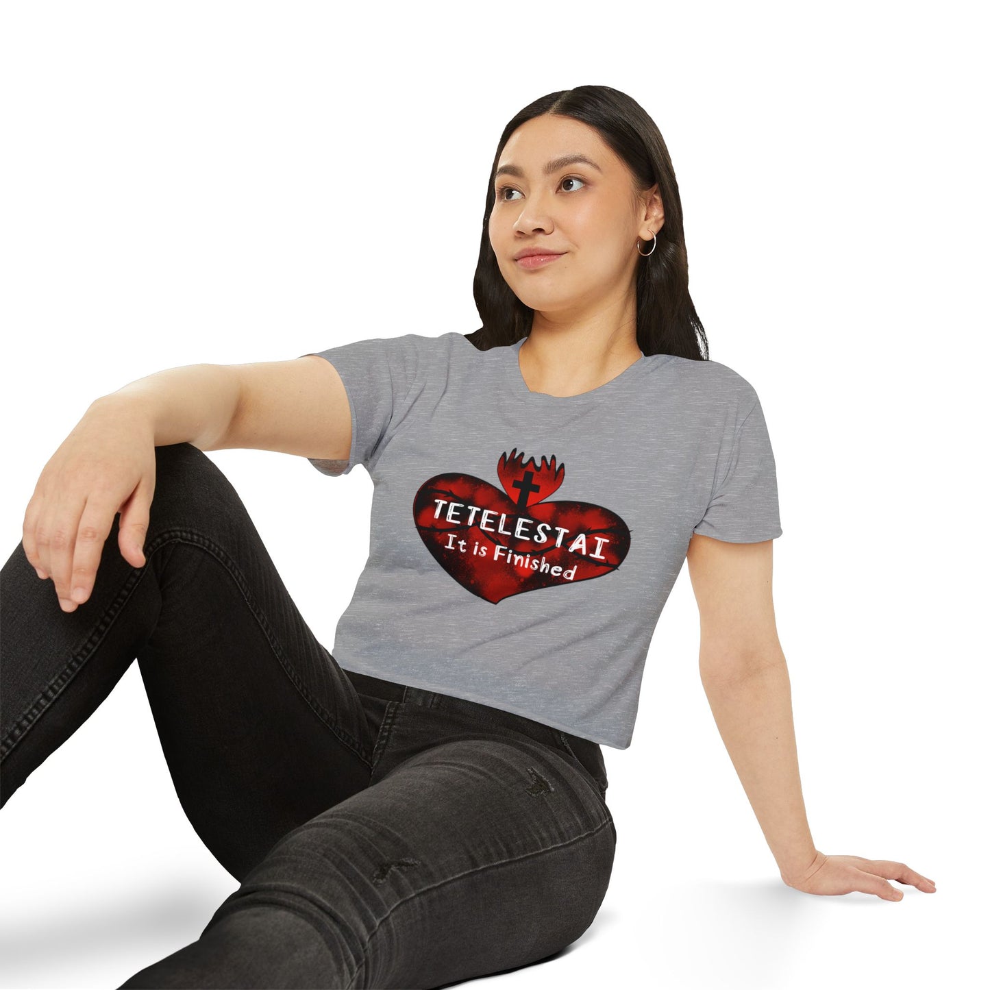 Tetelestai Women's Crop Top