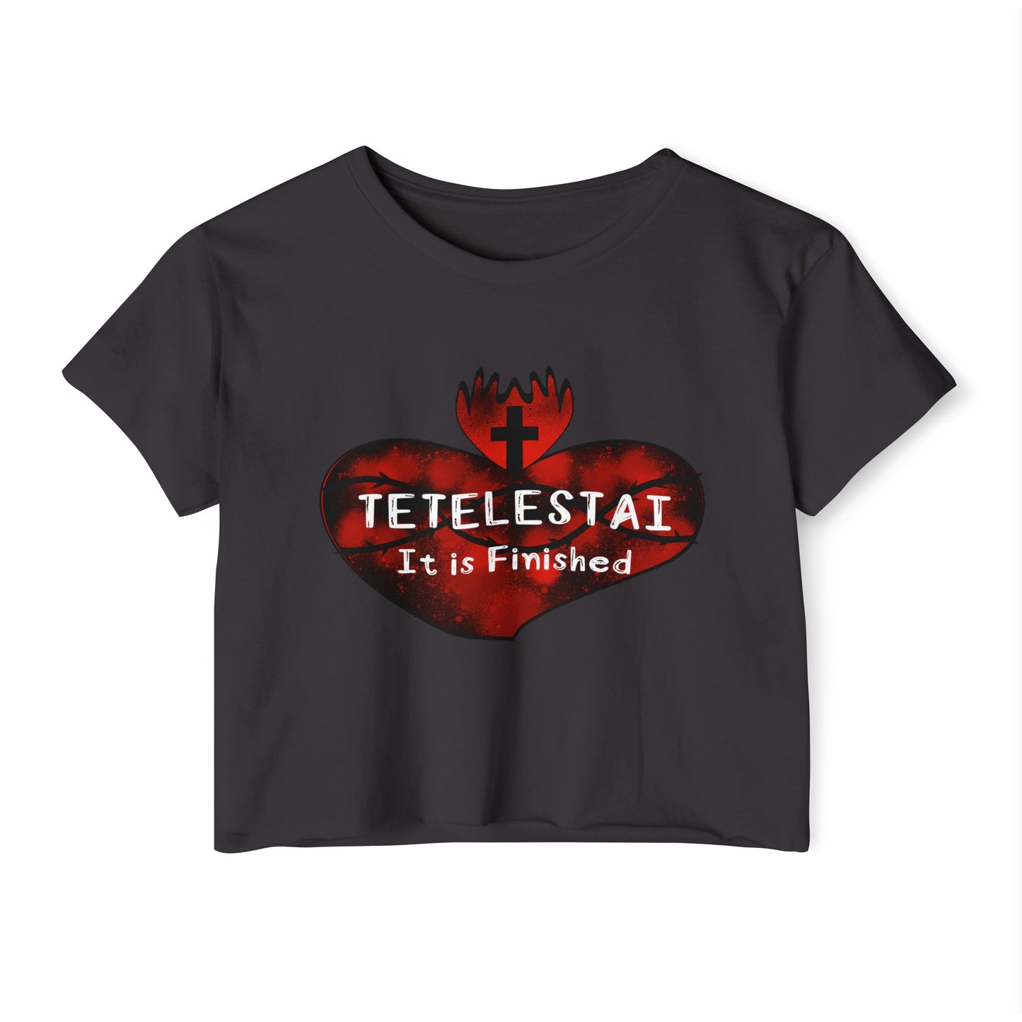 Tetelestai Women's Crop Top