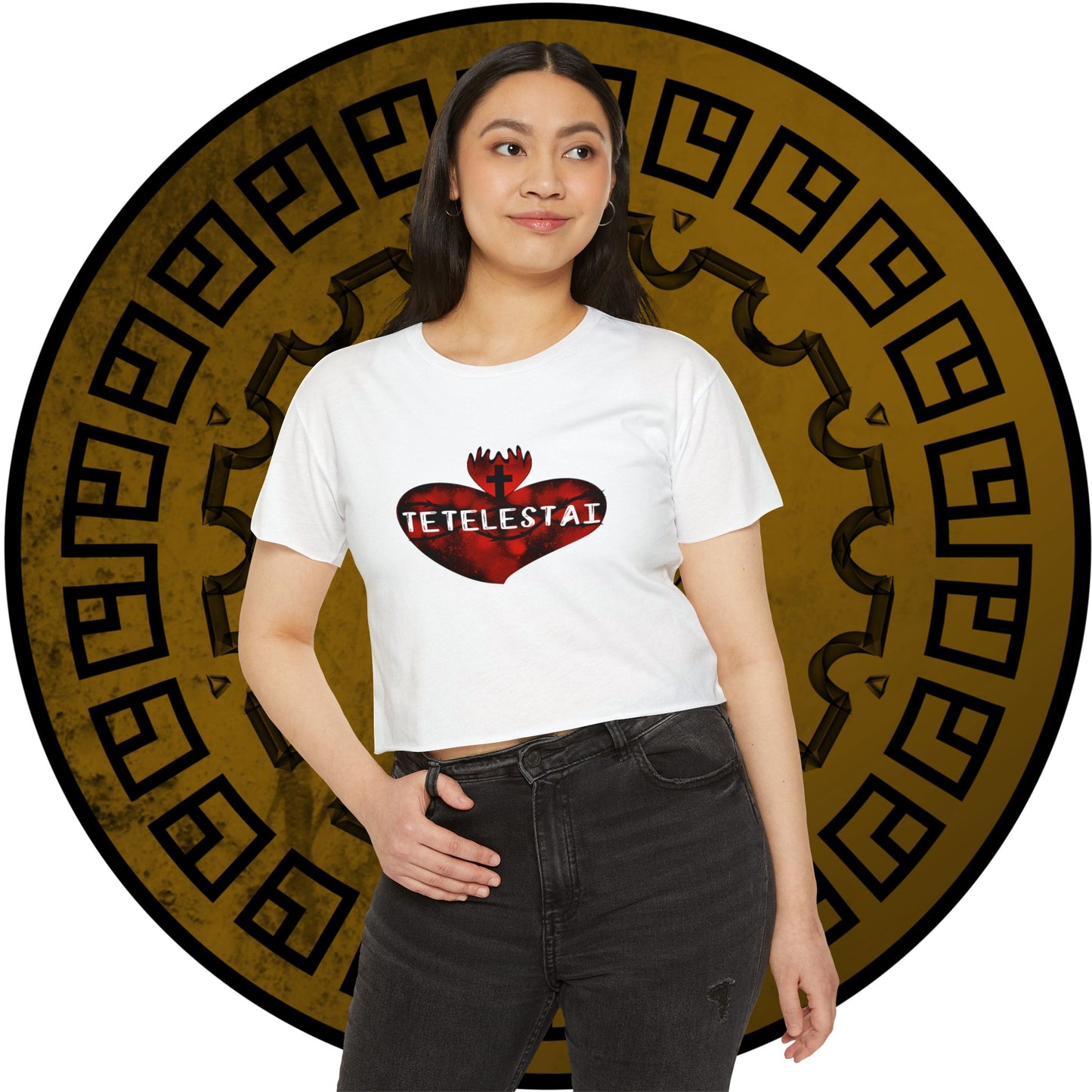 Tetelestai Women's Crop Top