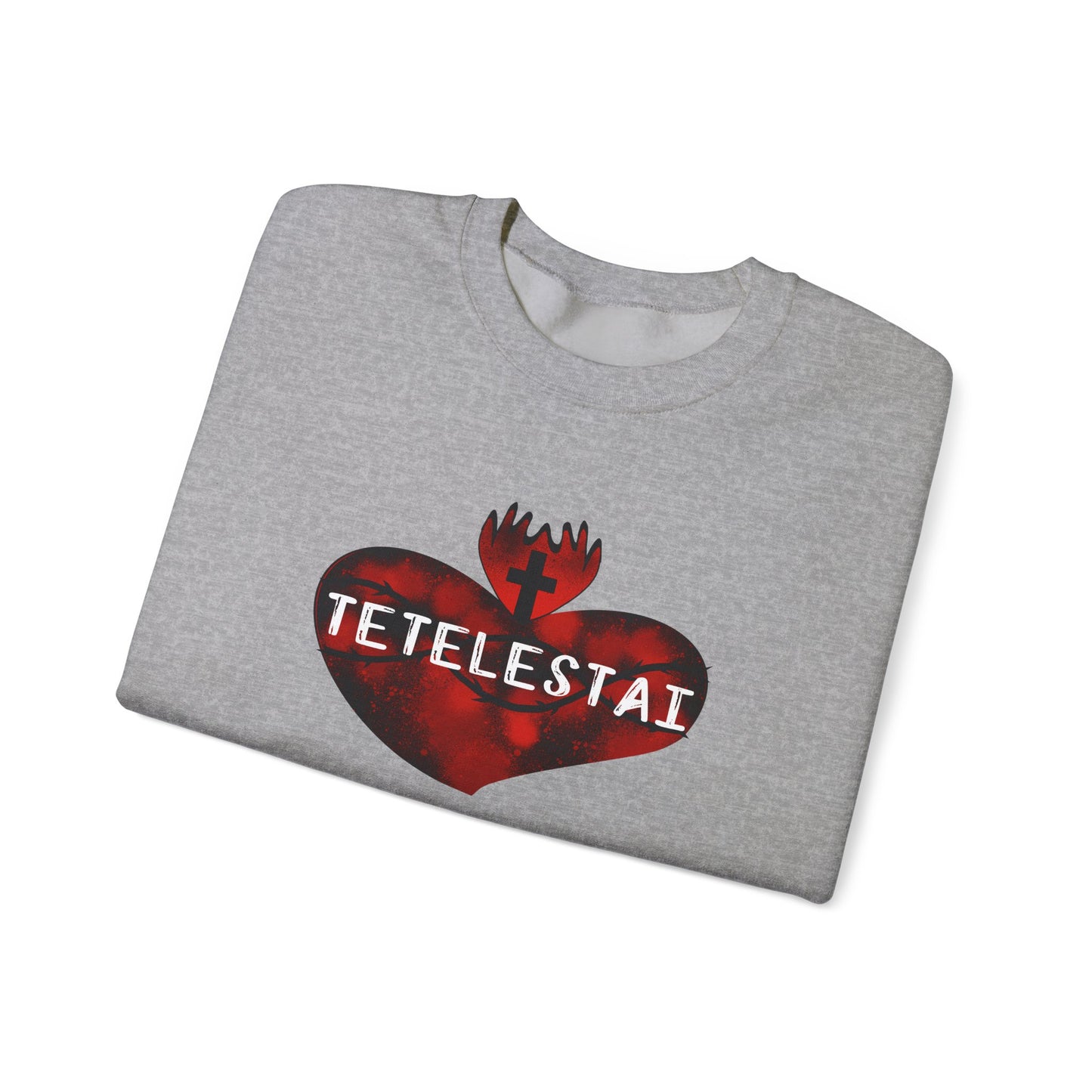 Tetelestai Unisex Heavy Blend Crewneck Sweatshirt