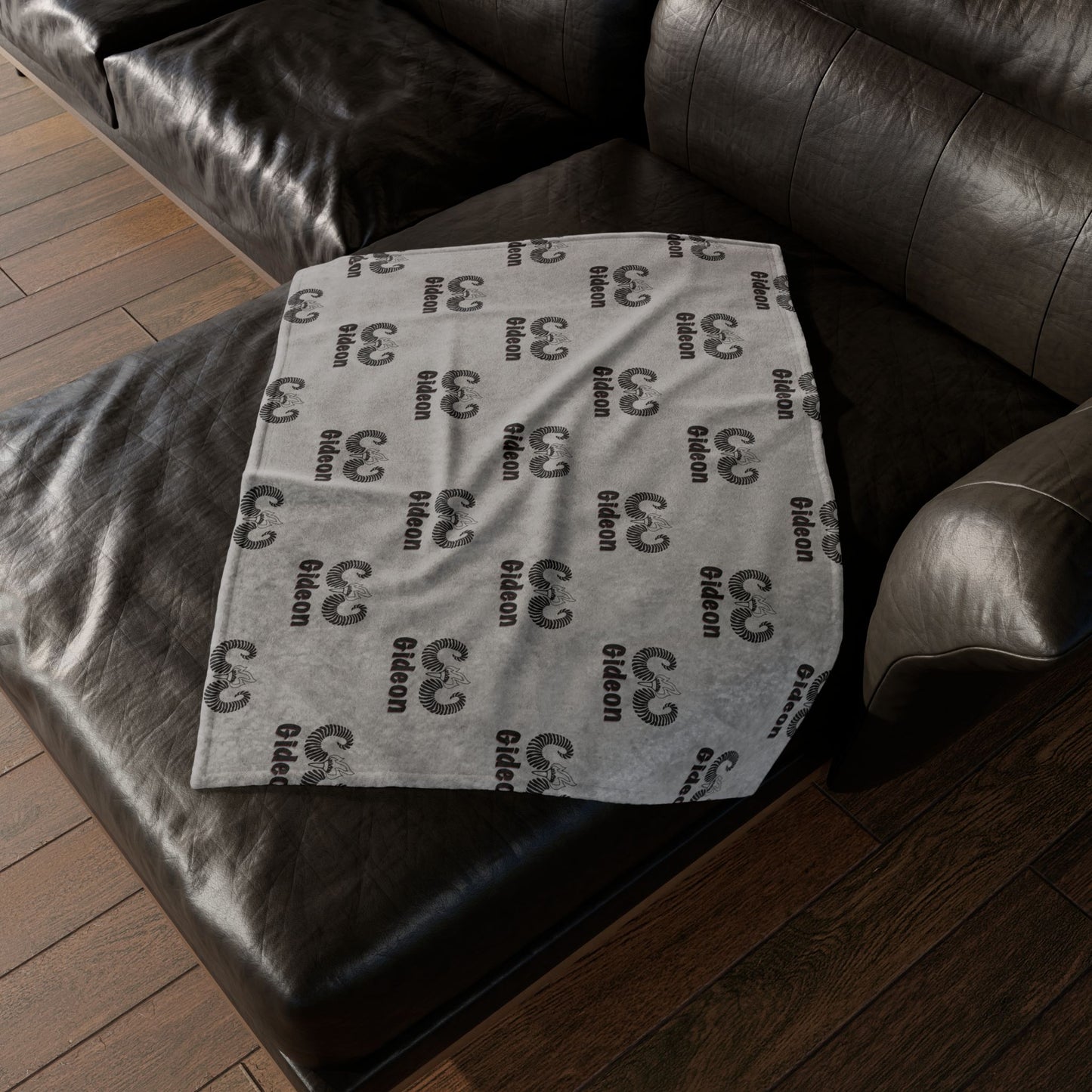 Gideon B/W Soft Polyester Blanket