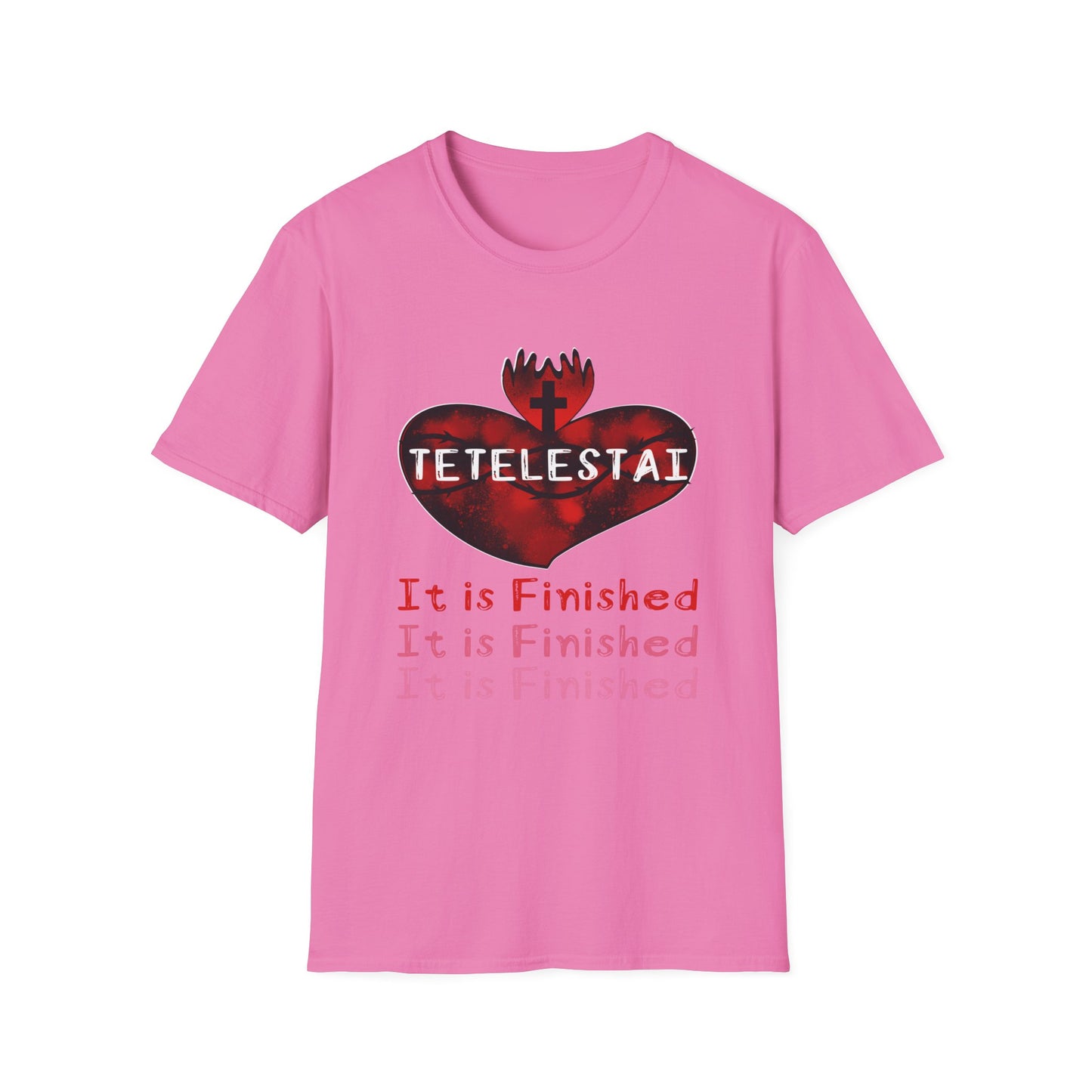 Tetelestai - It is Finished Unisex Softstyle T-Shirt