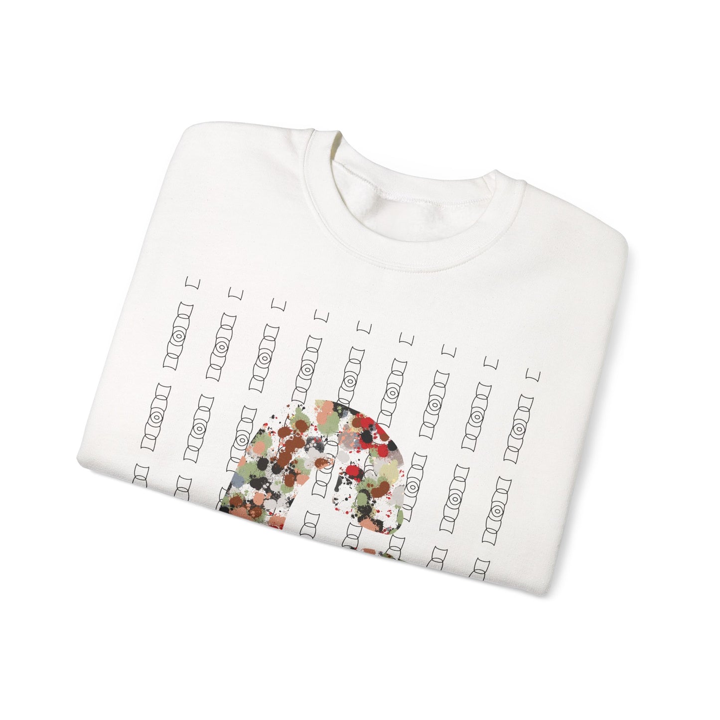Gideon Floral Unisex Heavy Blend™ Crewneck Sweatshirt
