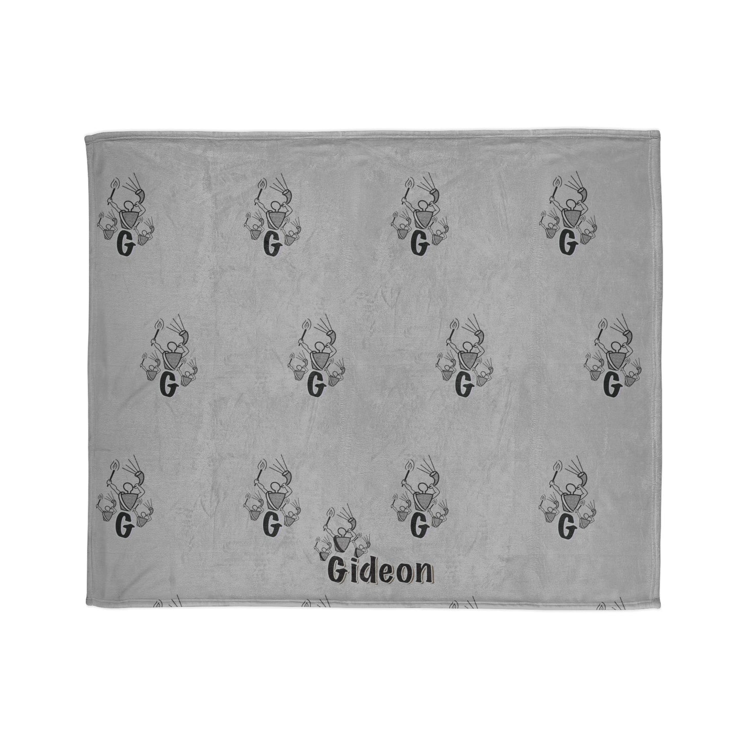 Gideon B/W Soft Polyester Blanket
