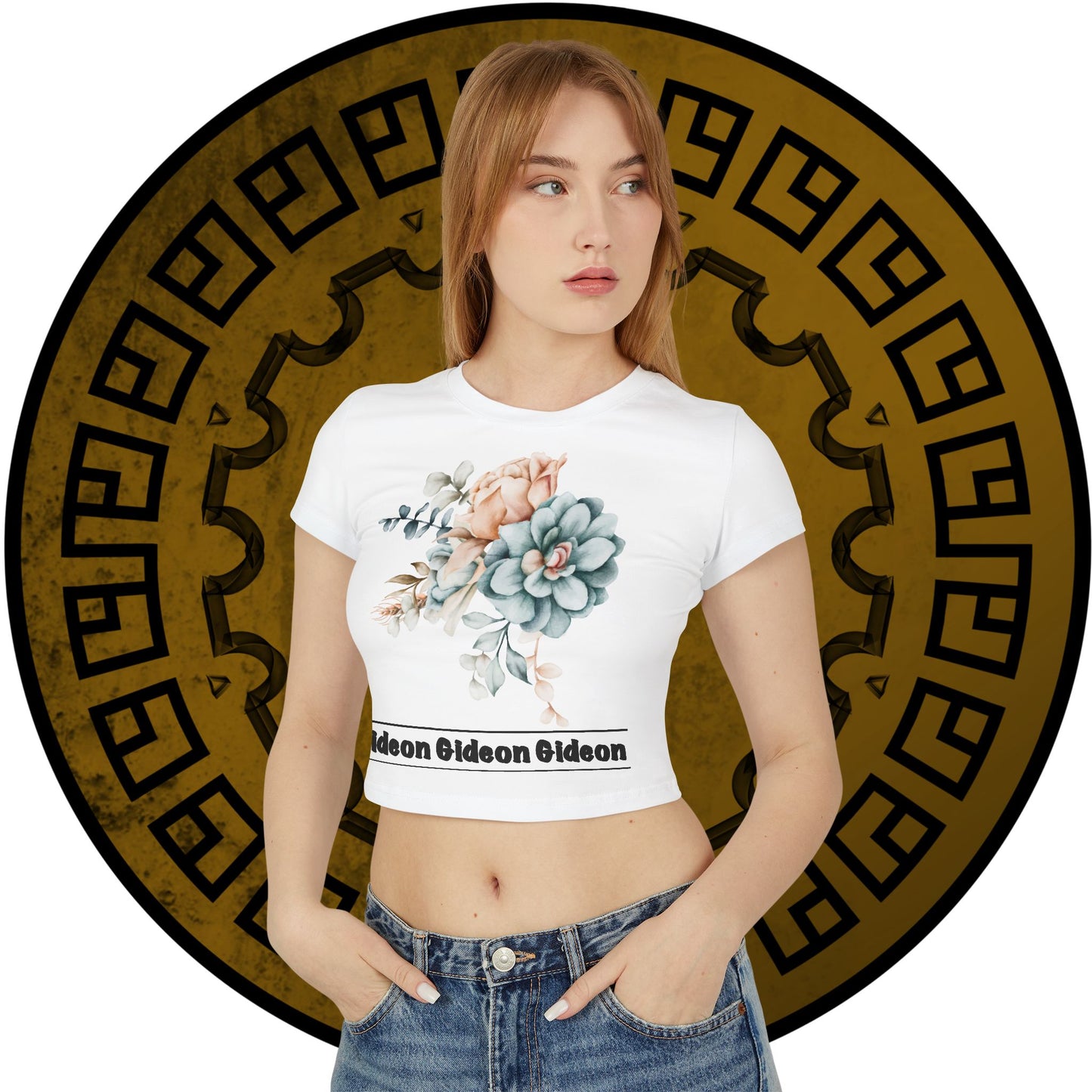 Flowers Gideon Women's Baby Tee
