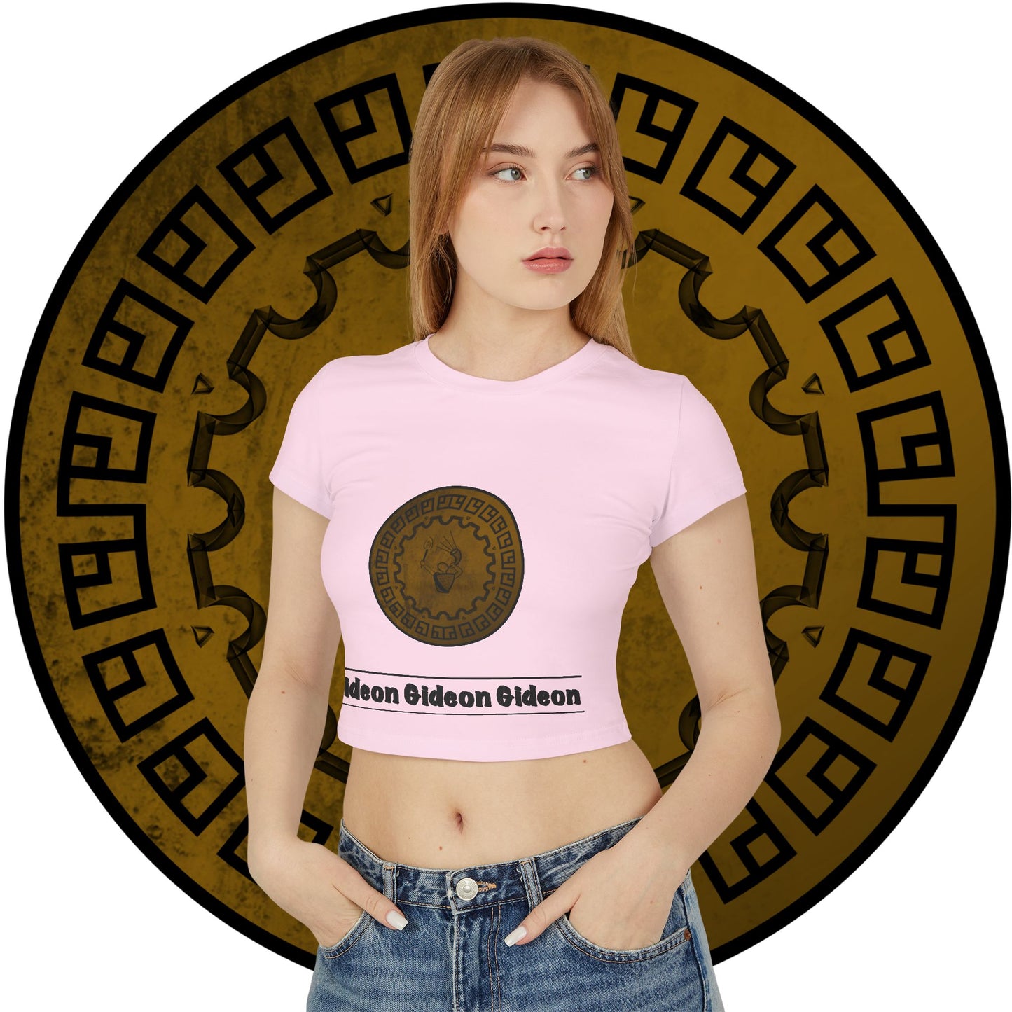 Gideon Emblem Art Women's Baby Tee