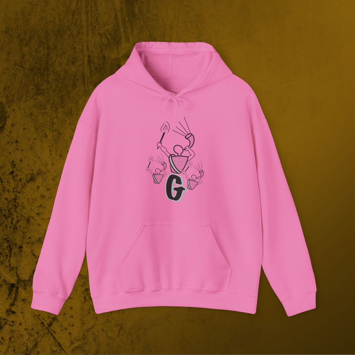Gideon Monochrome Hoodie – Bold and Minimal Faith-Inspired Apparel
