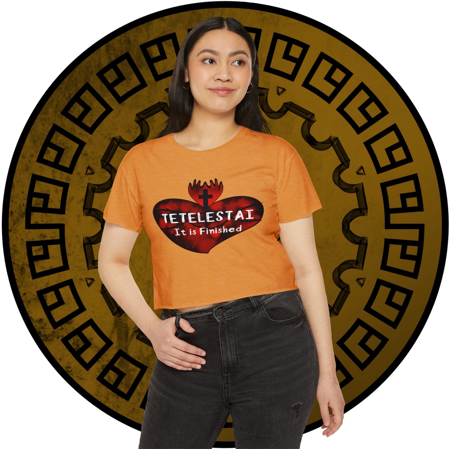 Tetelestai Women's Crop Top