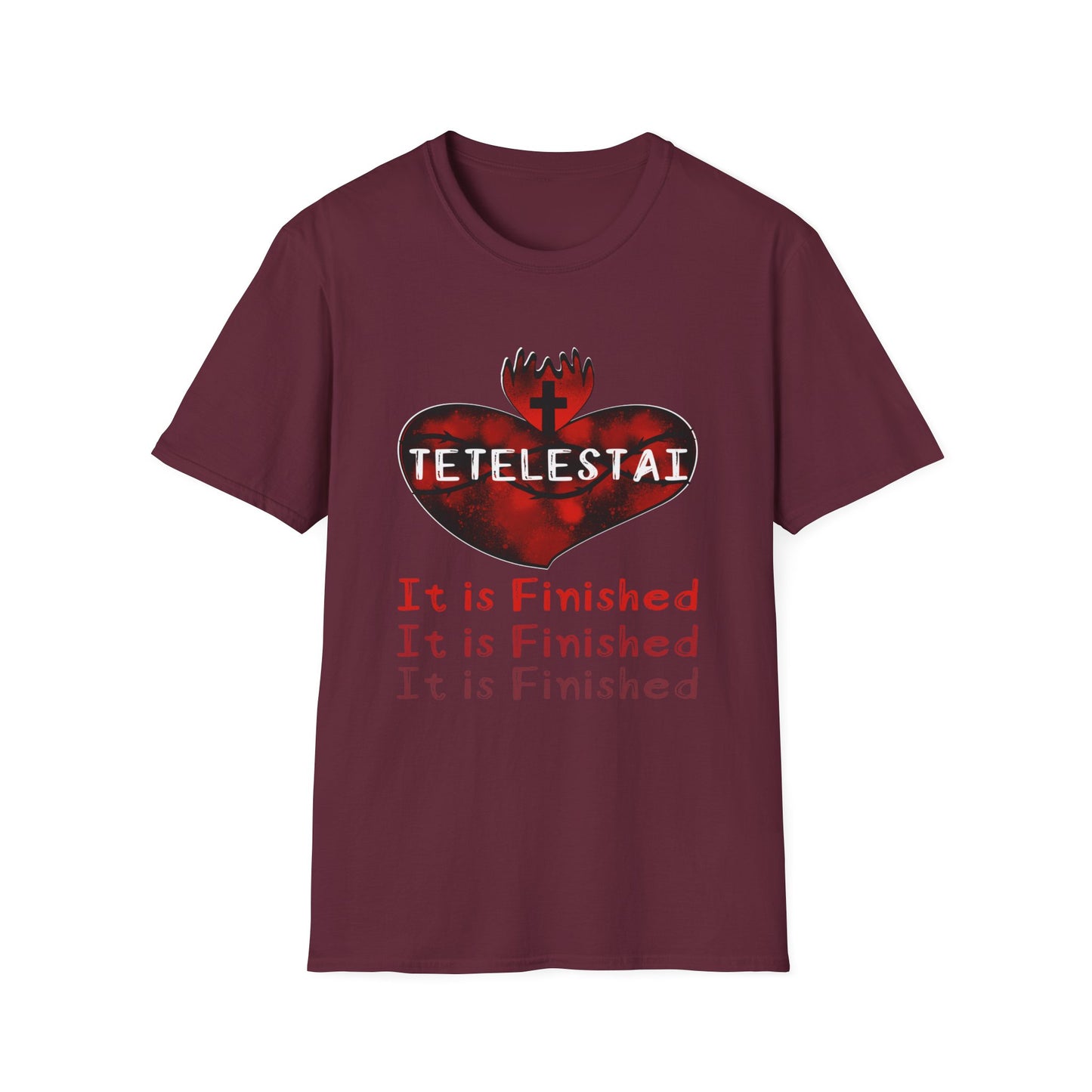 Tetelestai - It is Finished Unisex Softstyle T-Shirt