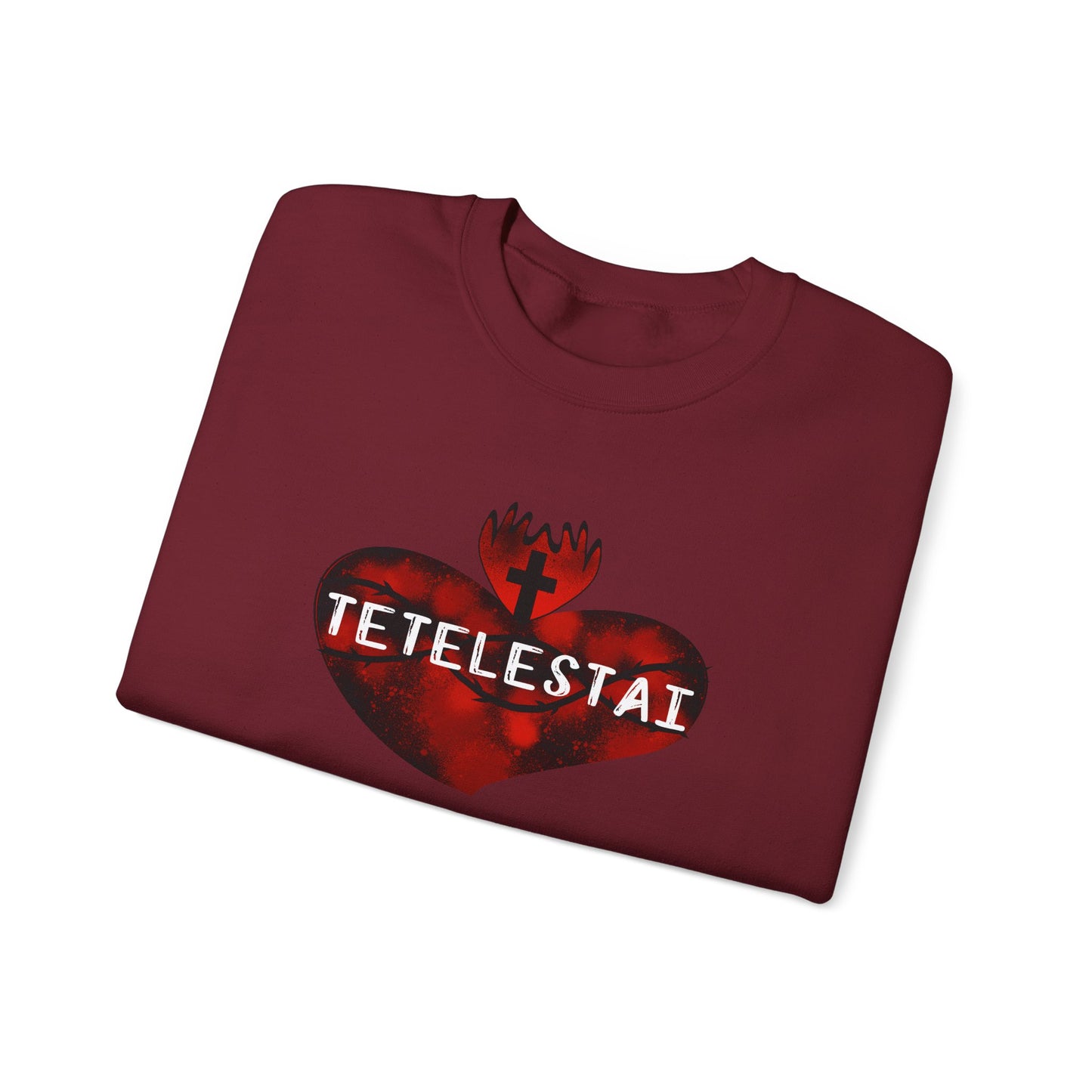 Tetelestai Unisex Heavy Blend Crewneck Sweatshirt