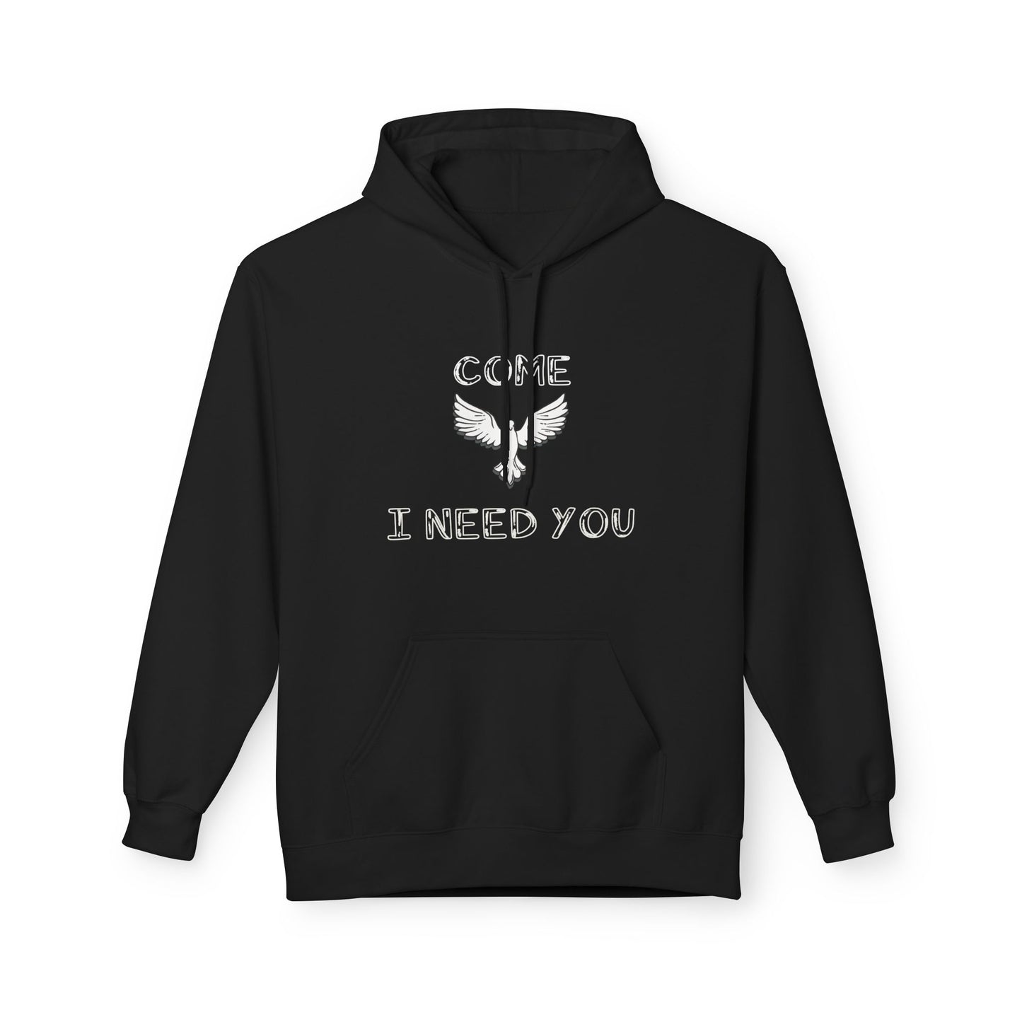 Hoodie - 'Come Holy Spirit, I need you' Bible Quote Sweatshirt