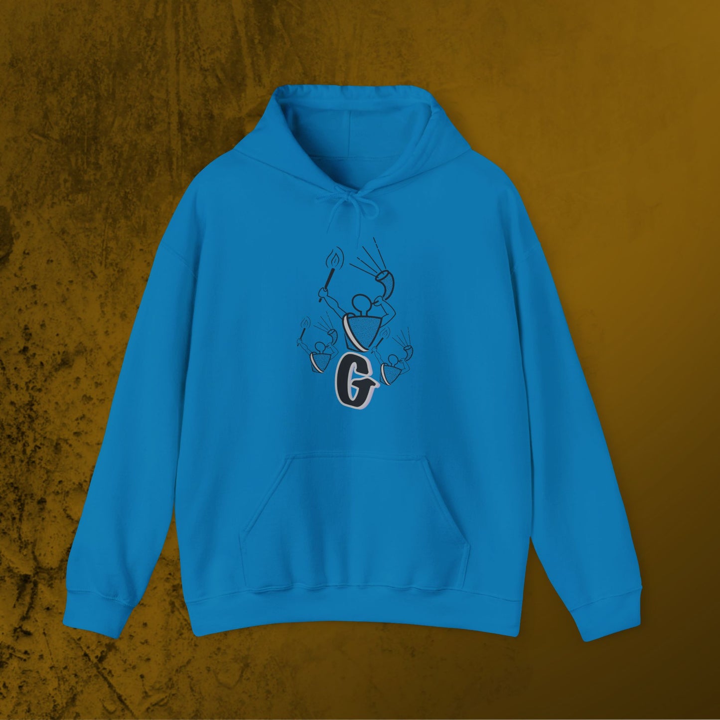 Gideon Monochrome Hoodie – Bold and Minimal Faith-Inspired Apparel