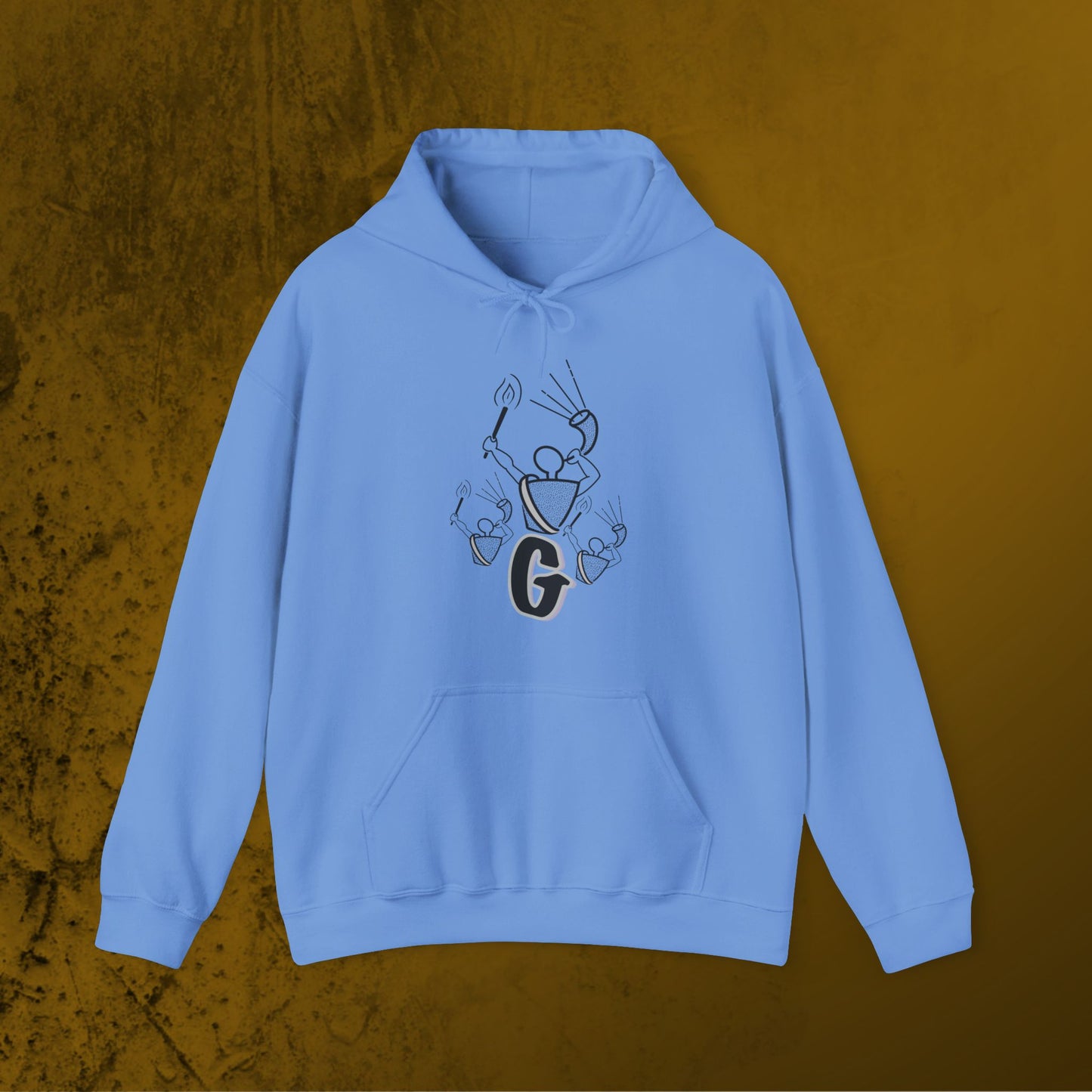 Gideon Monochrome Hoodie – Bold and Minimal Faith-Inspired Apparel