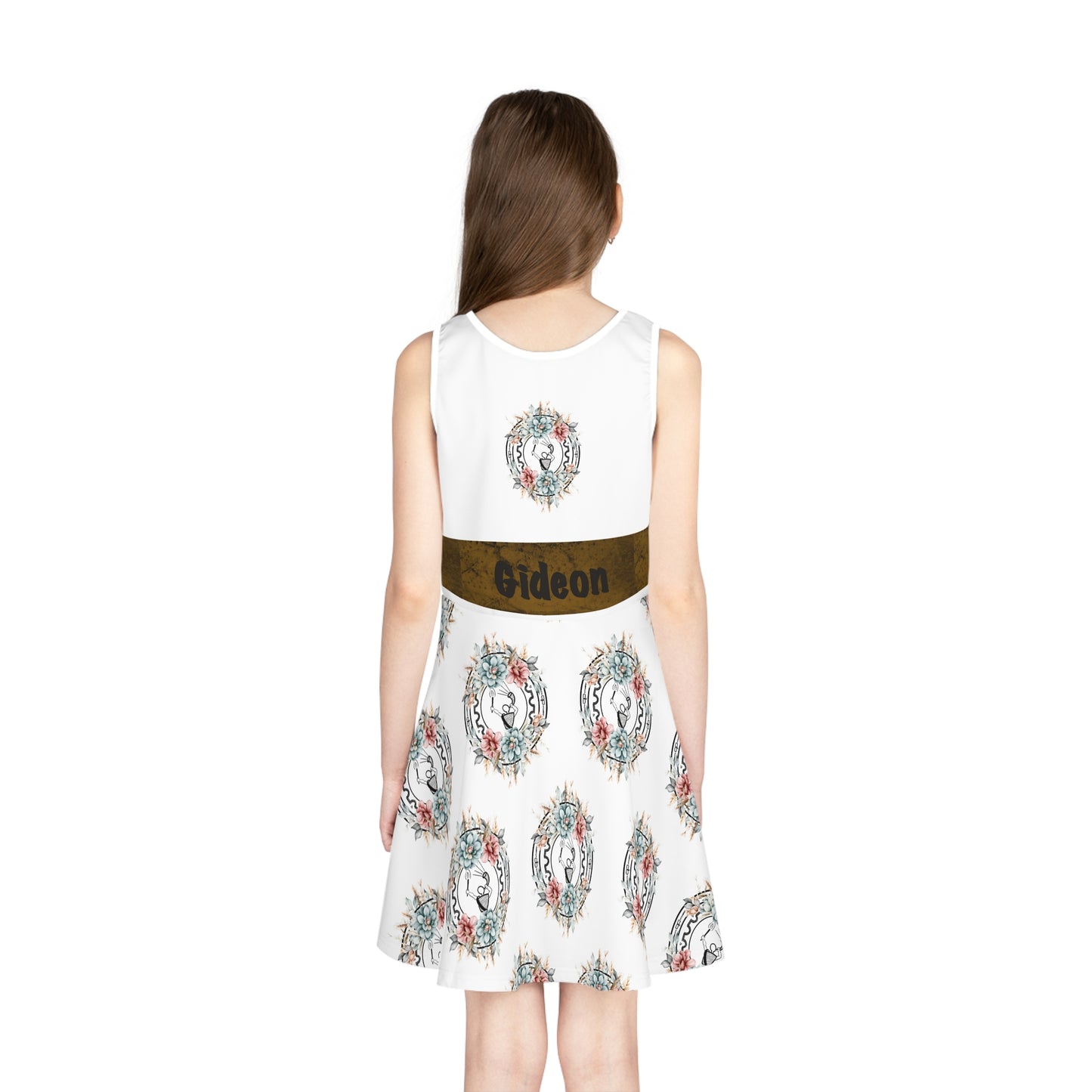 Girls' Sleeveless Sundress (AOP)