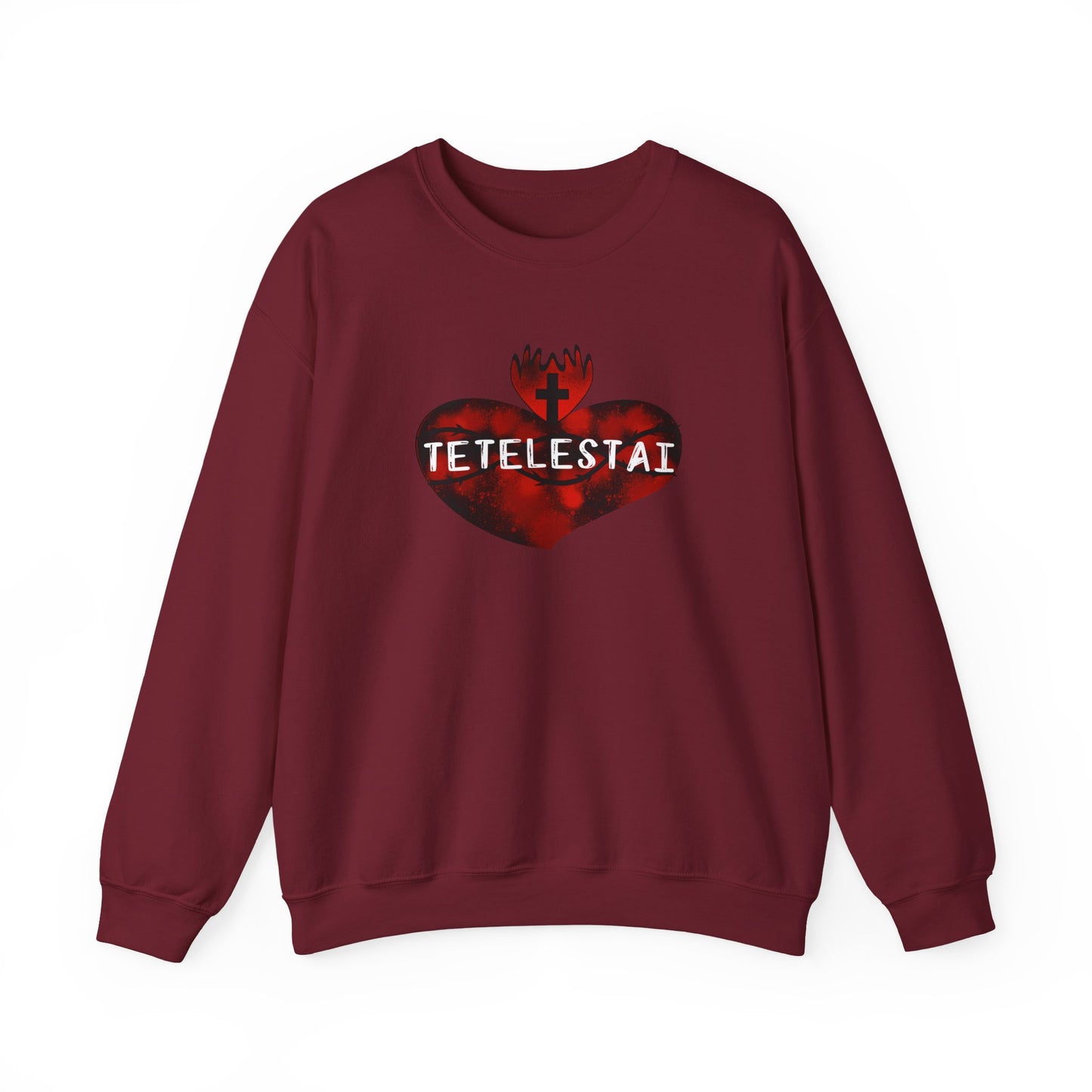 Tetelestai Unisex Heavy Blend Crewneck Sweatshirt