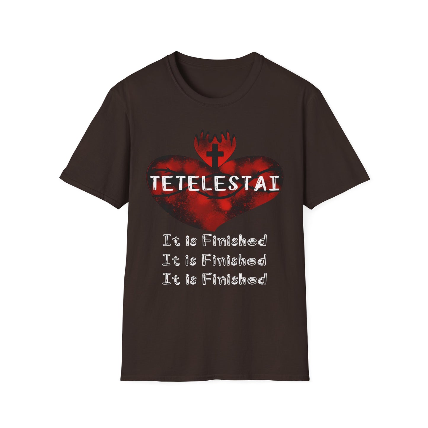 Tetelestai - It is Finished Unisex Softstyle T-Shirt