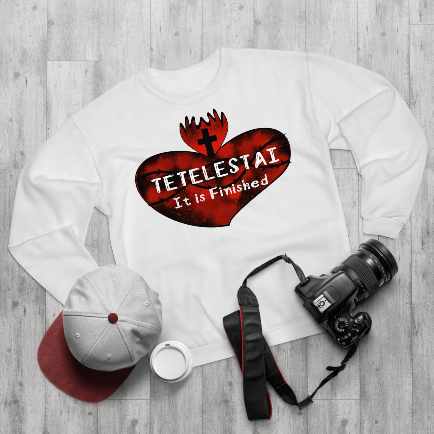 Tetelestai Unisex Crew Neck Sweatshirt (EU)