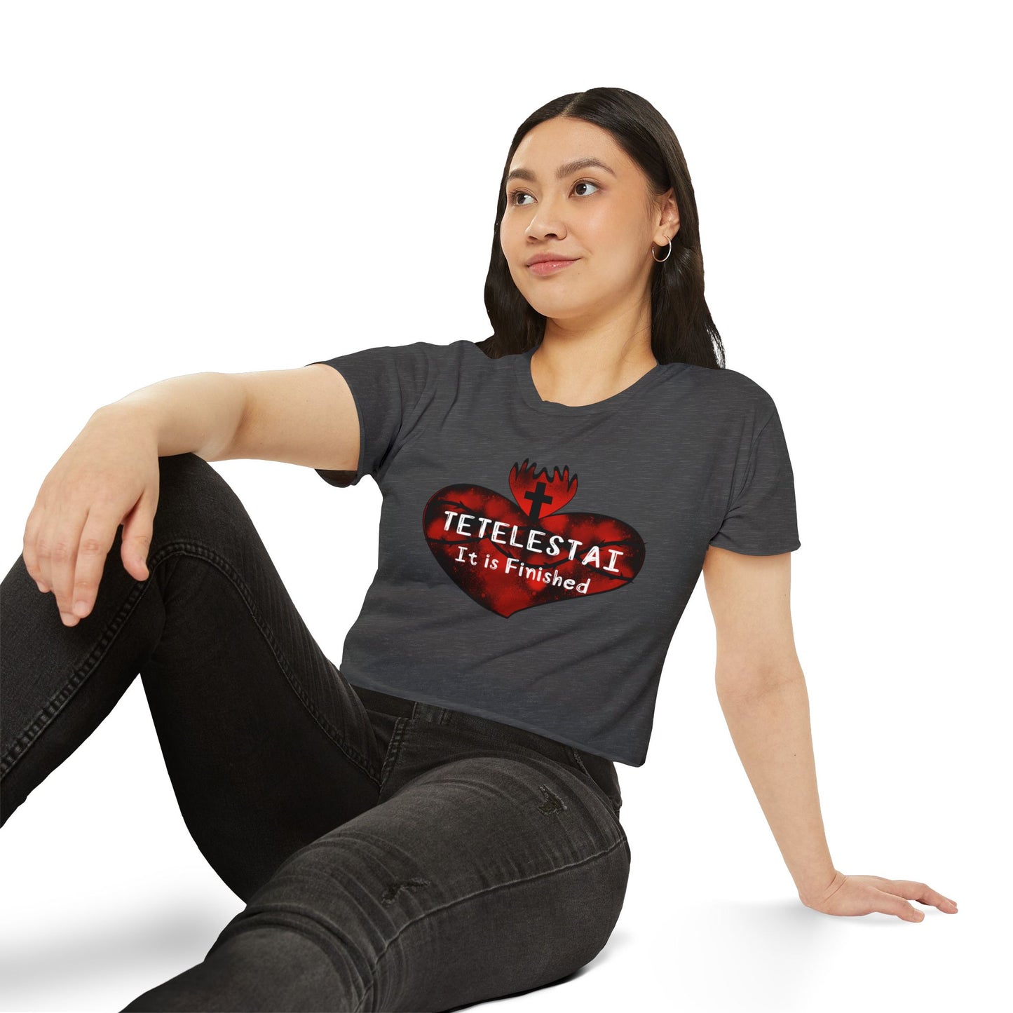 Tetelestai Women's Crop Top