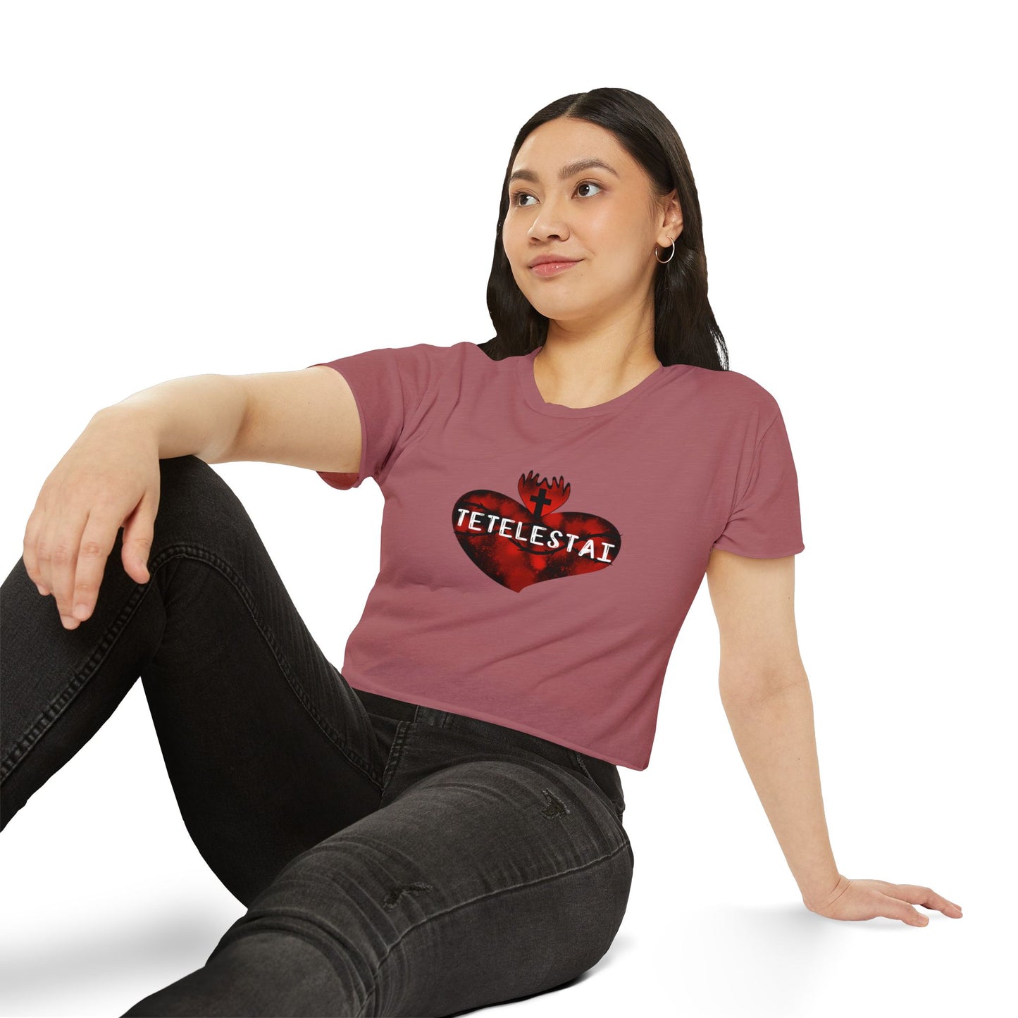 Tetelestai Women's Crop Top