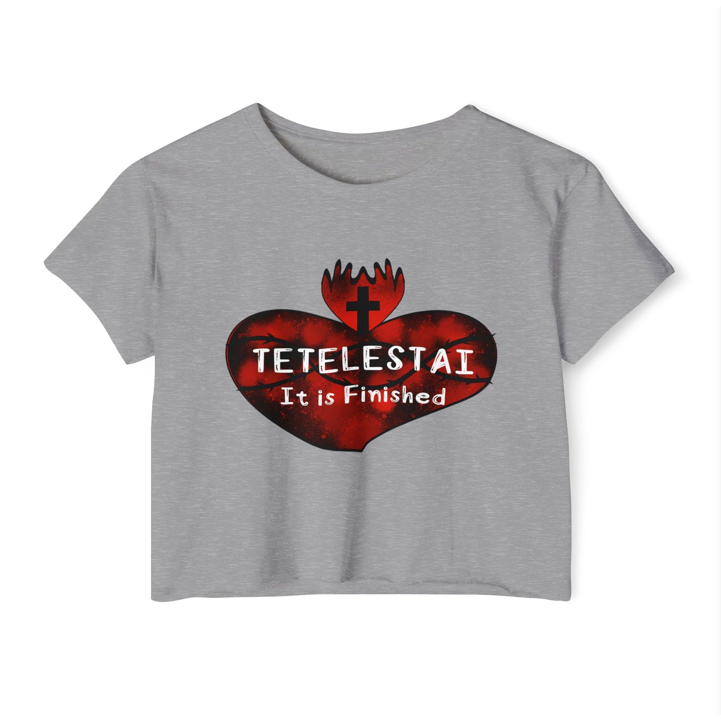 Tetelestai Women's Crop Top