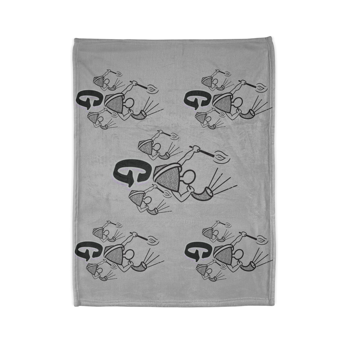 Gideon B/W Soft Polyester Blanket