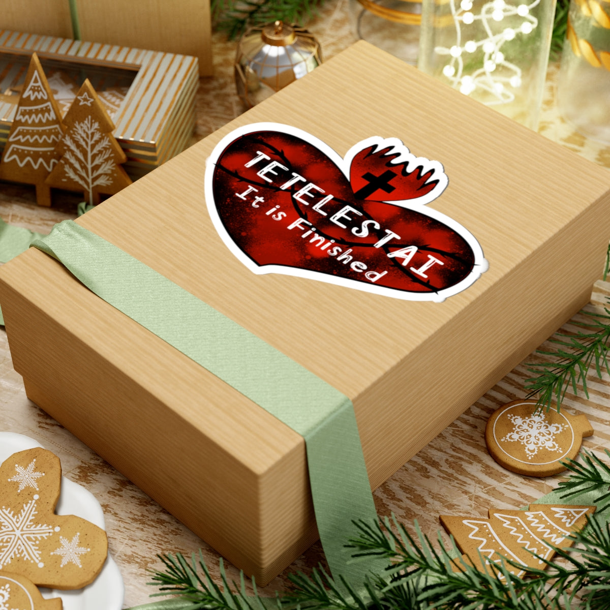 Tetelestai Kiss-Cut Stickers